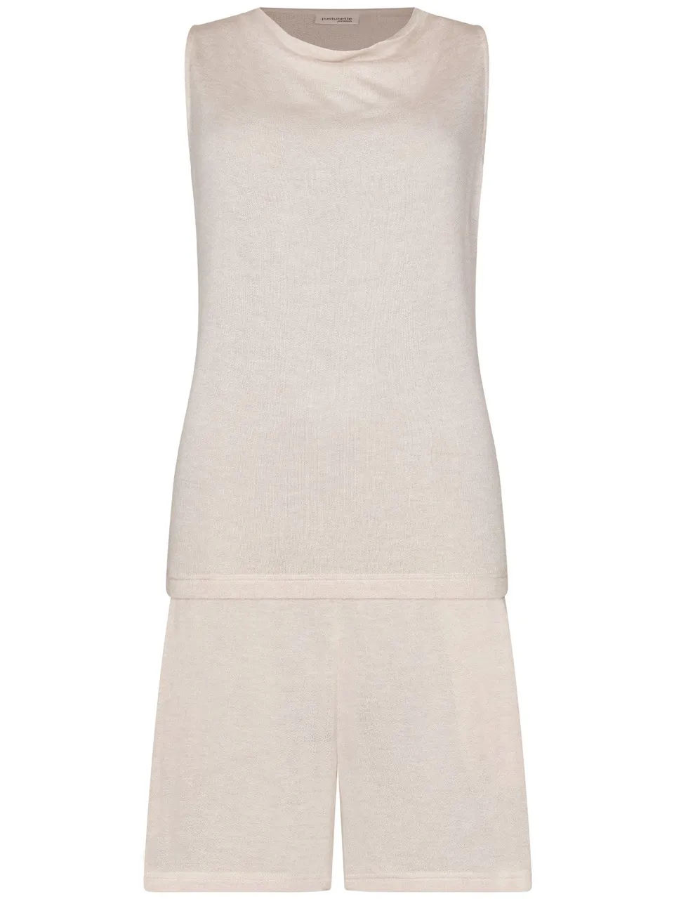 pastunette-premium-flow-shortama-pyjama-viskose-beige image 1