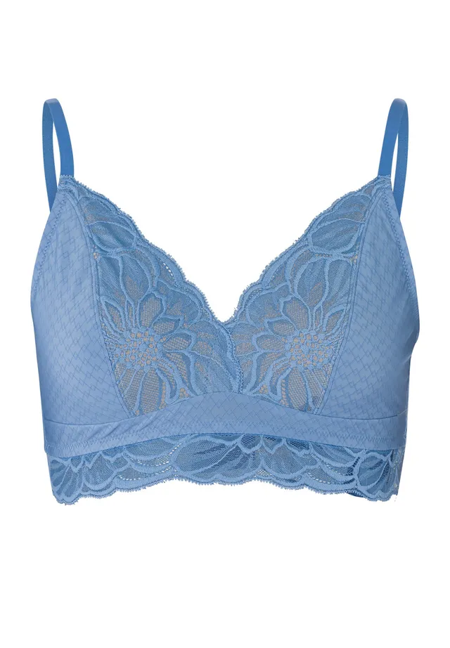 hanro-marilyn-soft-cup-bra-bh-dusty-blue-mit-spitze image 1