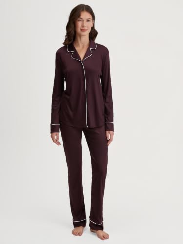 calida-moonlight-dreams-nachthemd-damen-dark-burgundy-modal-seide image 8