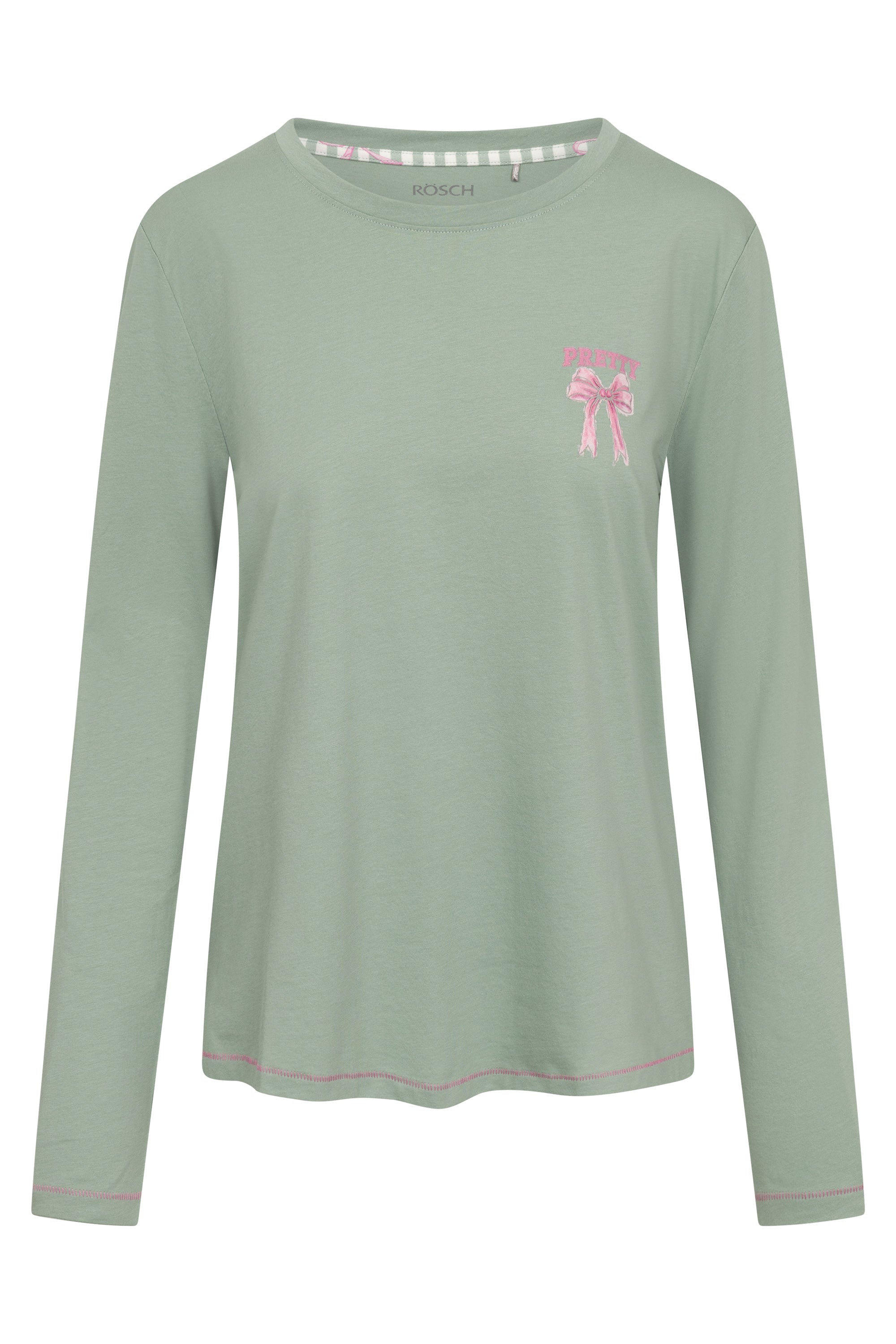 r-sch-be-happy-shirt-langarm-pyjamashirt-gr-n-baumwolle image 2