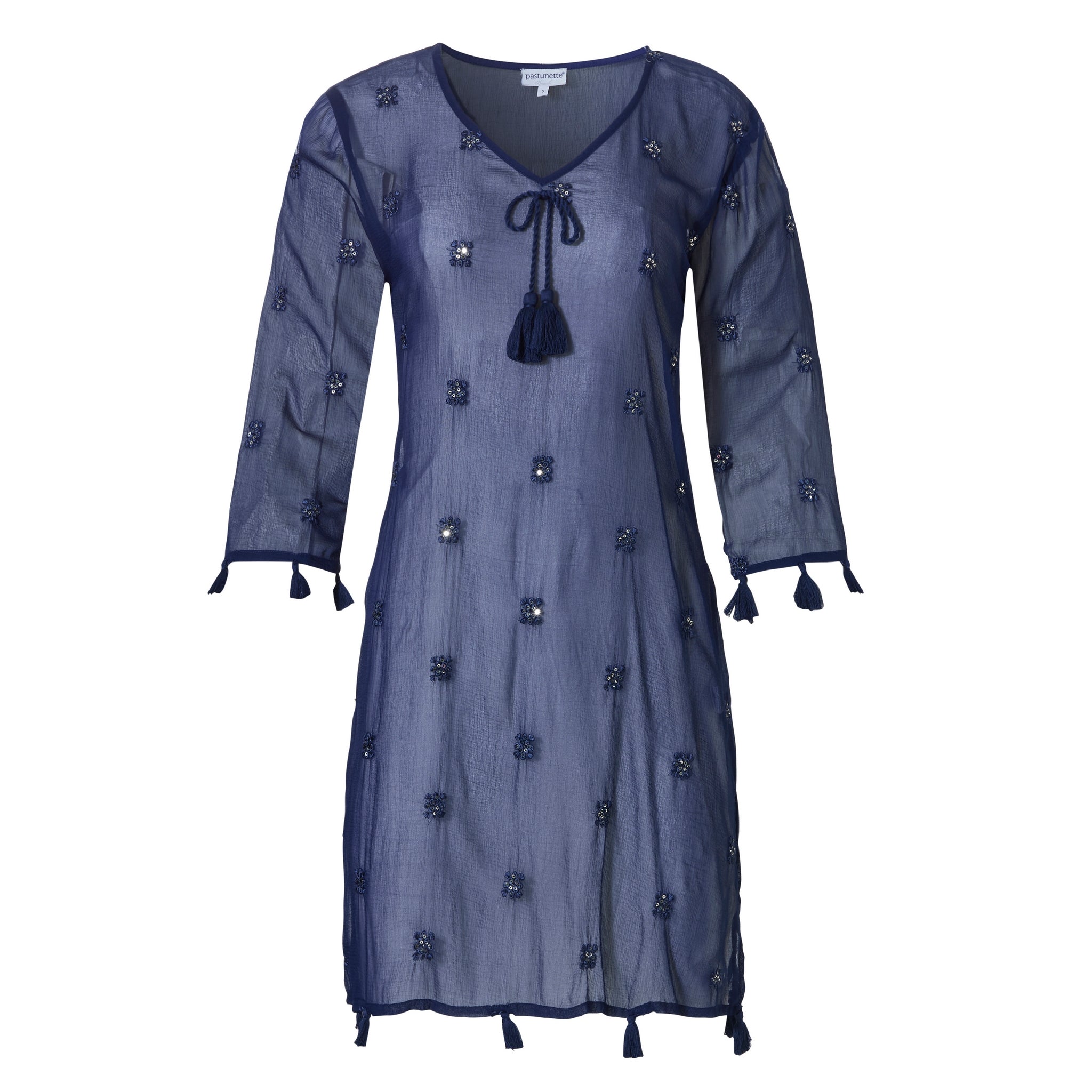 pastunette-summer-chic-strandkleid-blau-transparent image 1