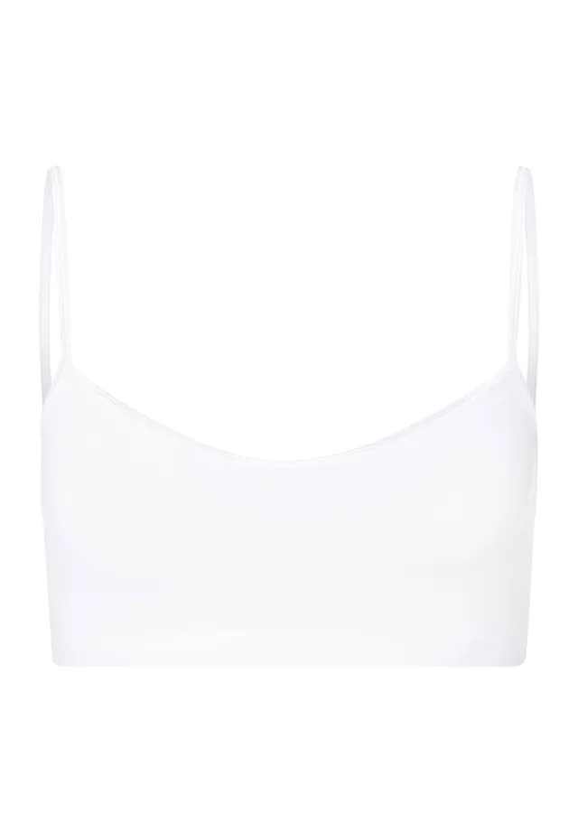 hanro-touch-feeling-crop-top-bustier-wei-mikrofaser image 1