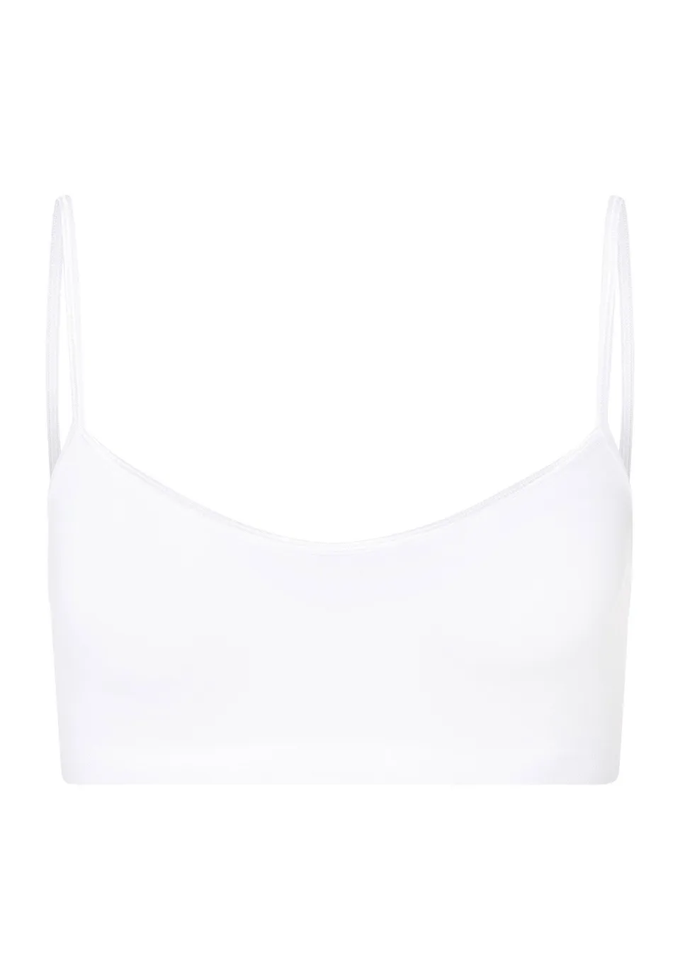 hanro-touch-feeling-crop-top-bustier-wei-mikrofaser image 1