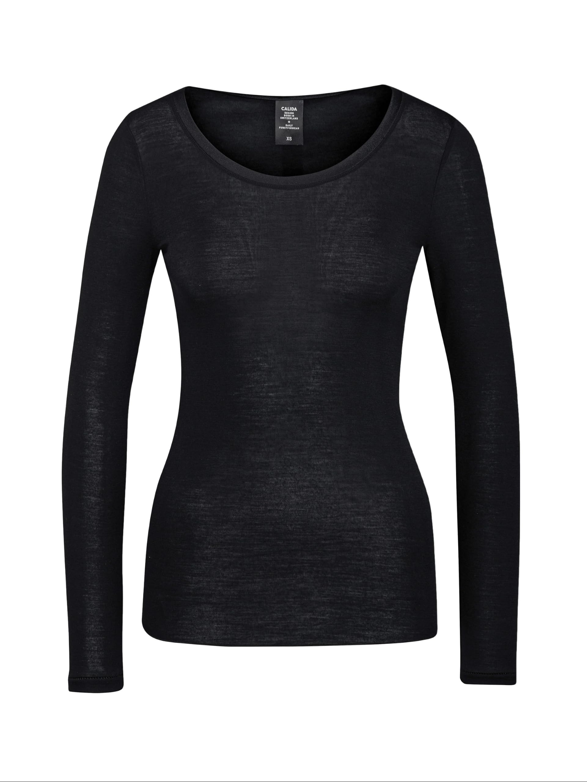 calida-true-confidence-langarmshirt-damen-wolle-seide-blau image 3