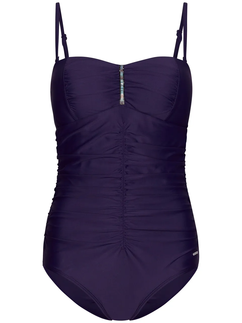 pastunette-iris-bandeau-badeanzug-dunkellila-shaping image 1