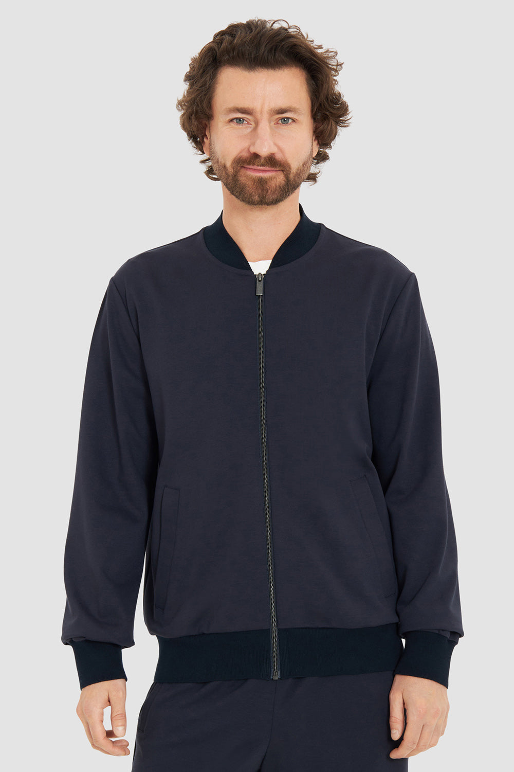 r-sch-be-happy-herren-loungejacke-college-schwarz image 7