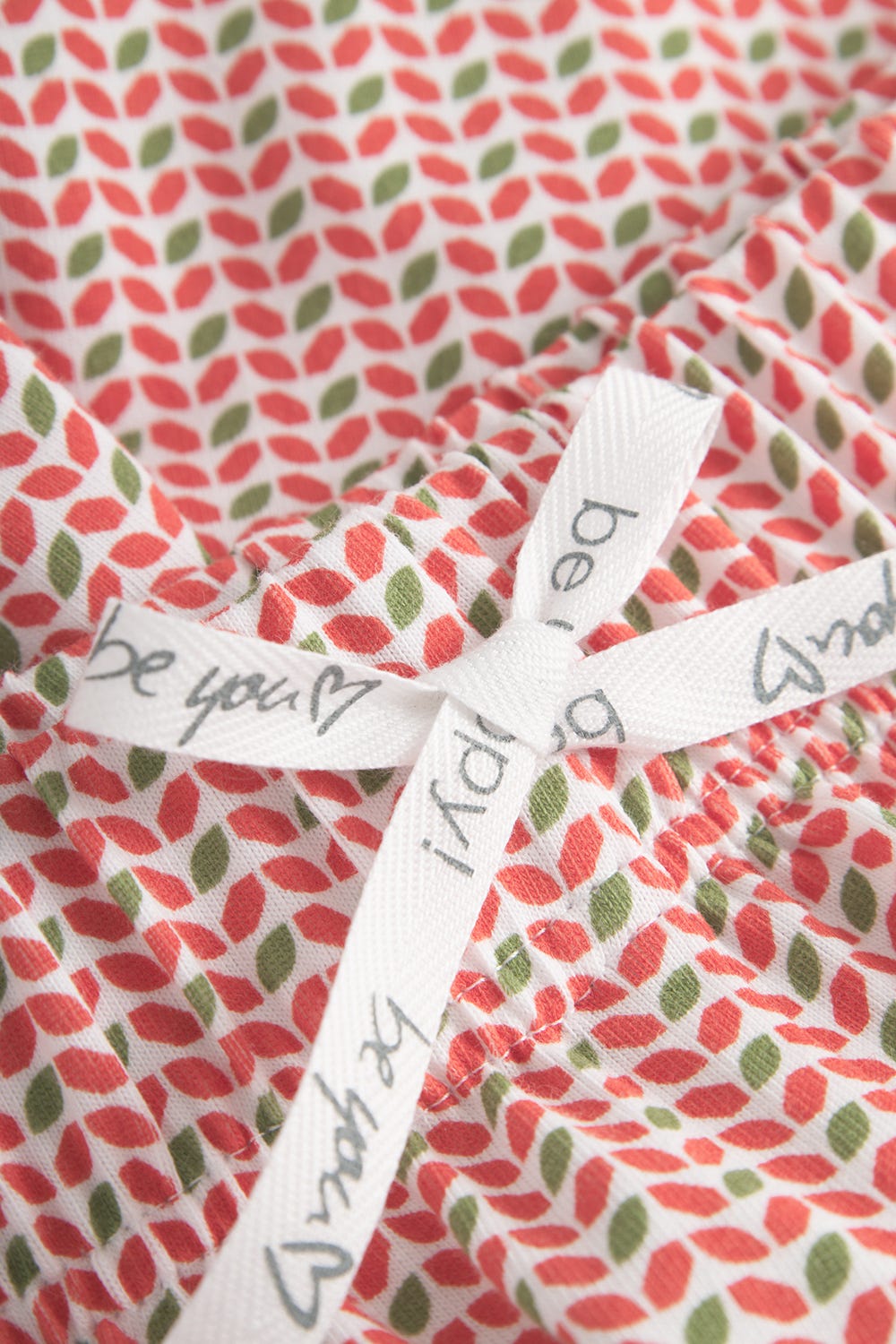 r-sch-be-happy-shorts-rot-bl-tter-pyjamashorts image 5