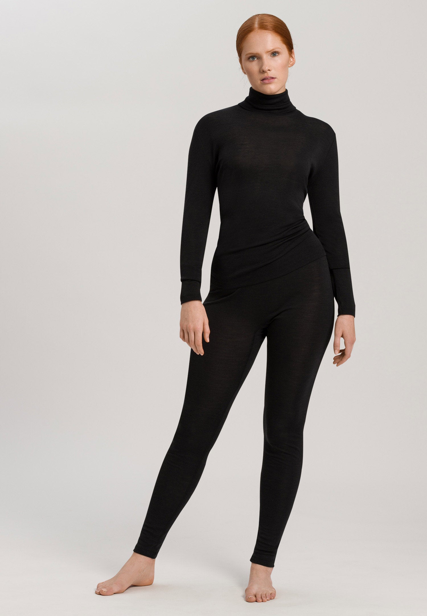 hanro-woolen-silk-leggings-thermohose-schwarz-wolle-seide image 5