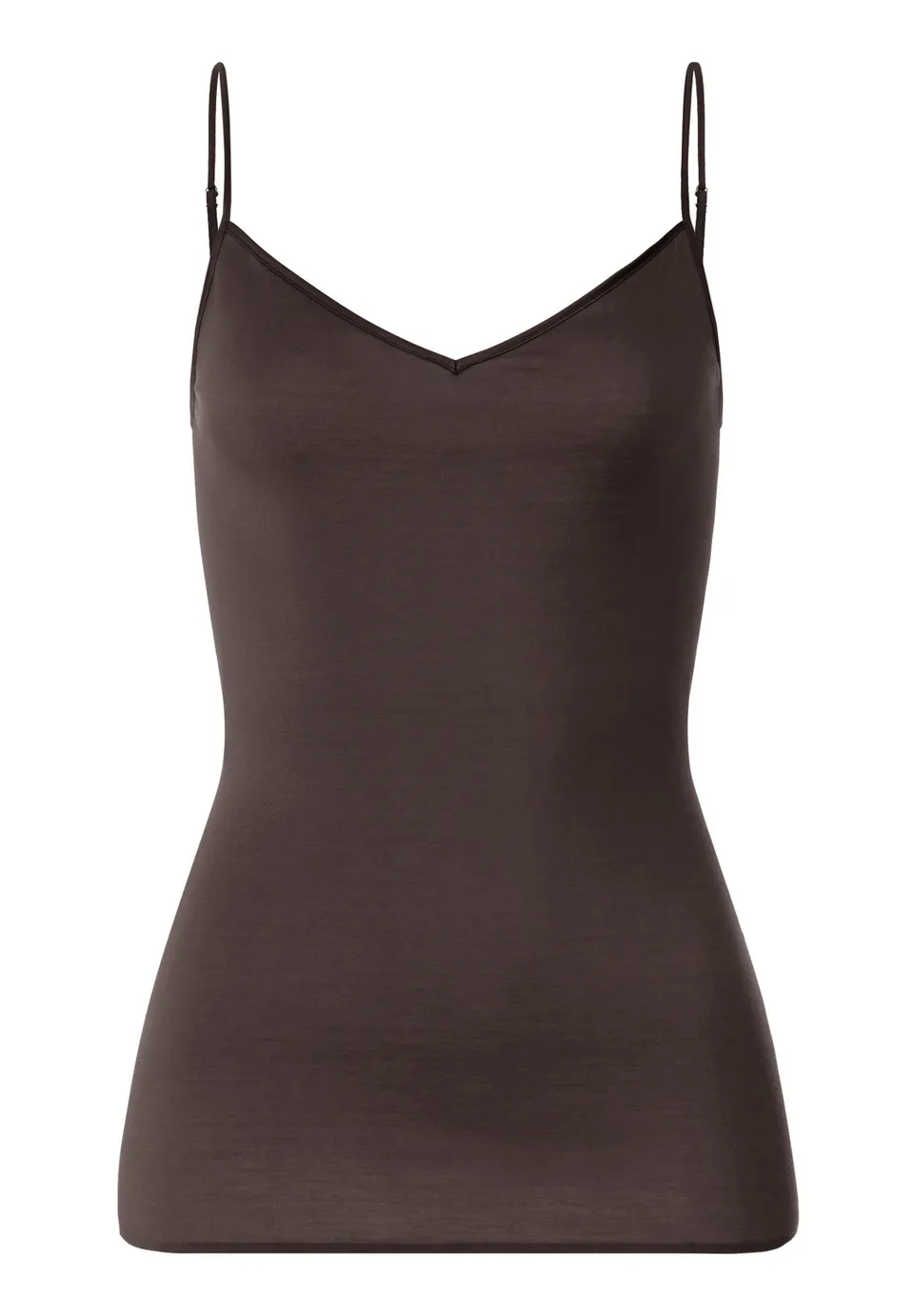 hanro-cotton-seamless-071601-top-dark-mocha-nahtlos image 1