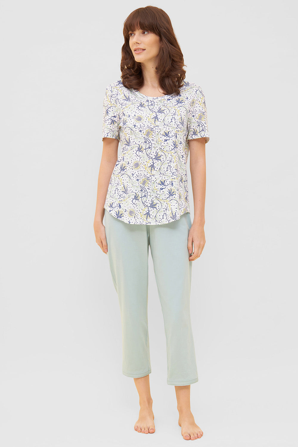 r-sch-be-happy-shirt-kurzarm-ornamentprint-gr-n image 4