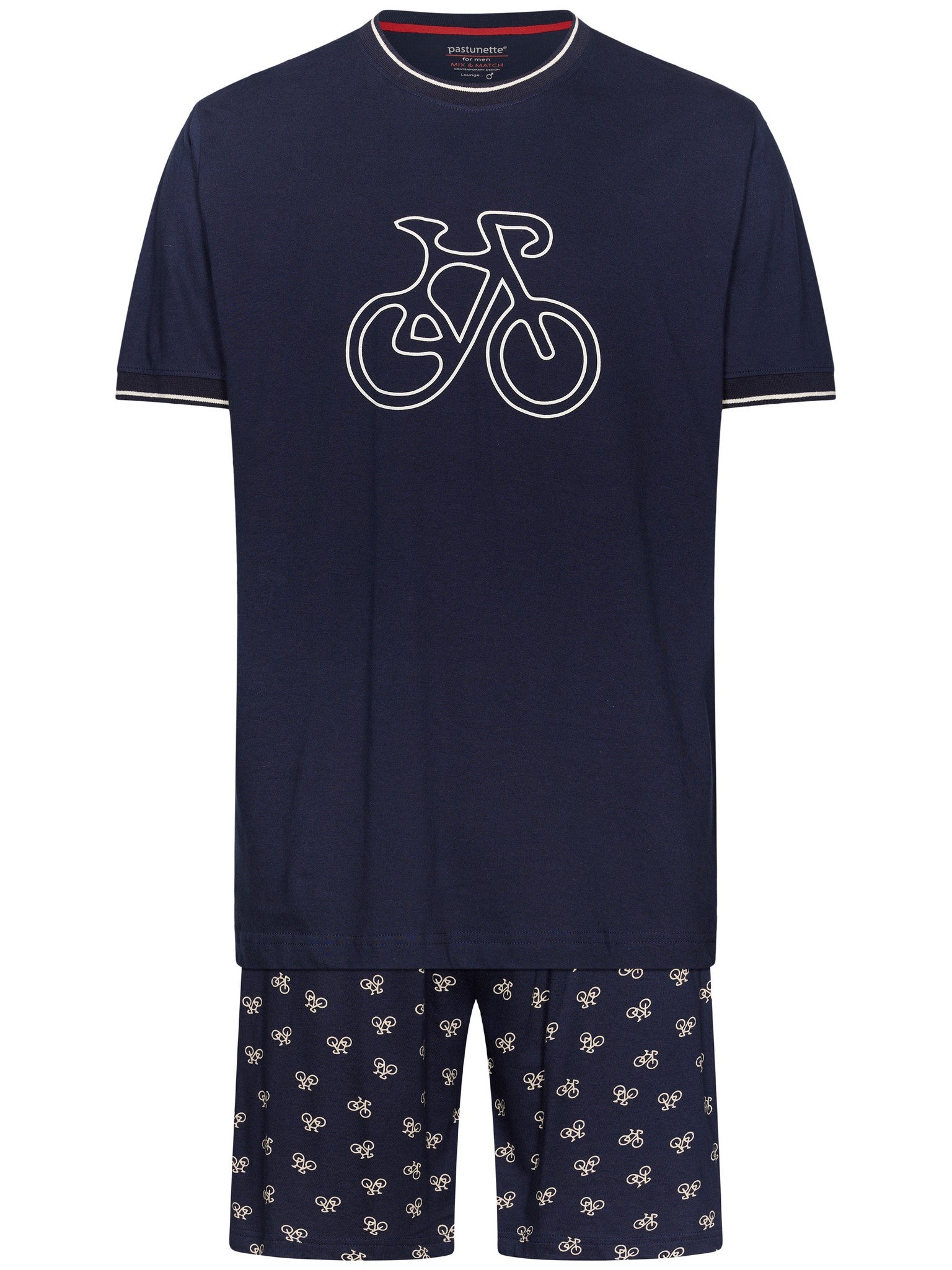 pastunette-night-ride-kinder-shortama-dunkelblau-baumwolle image 1