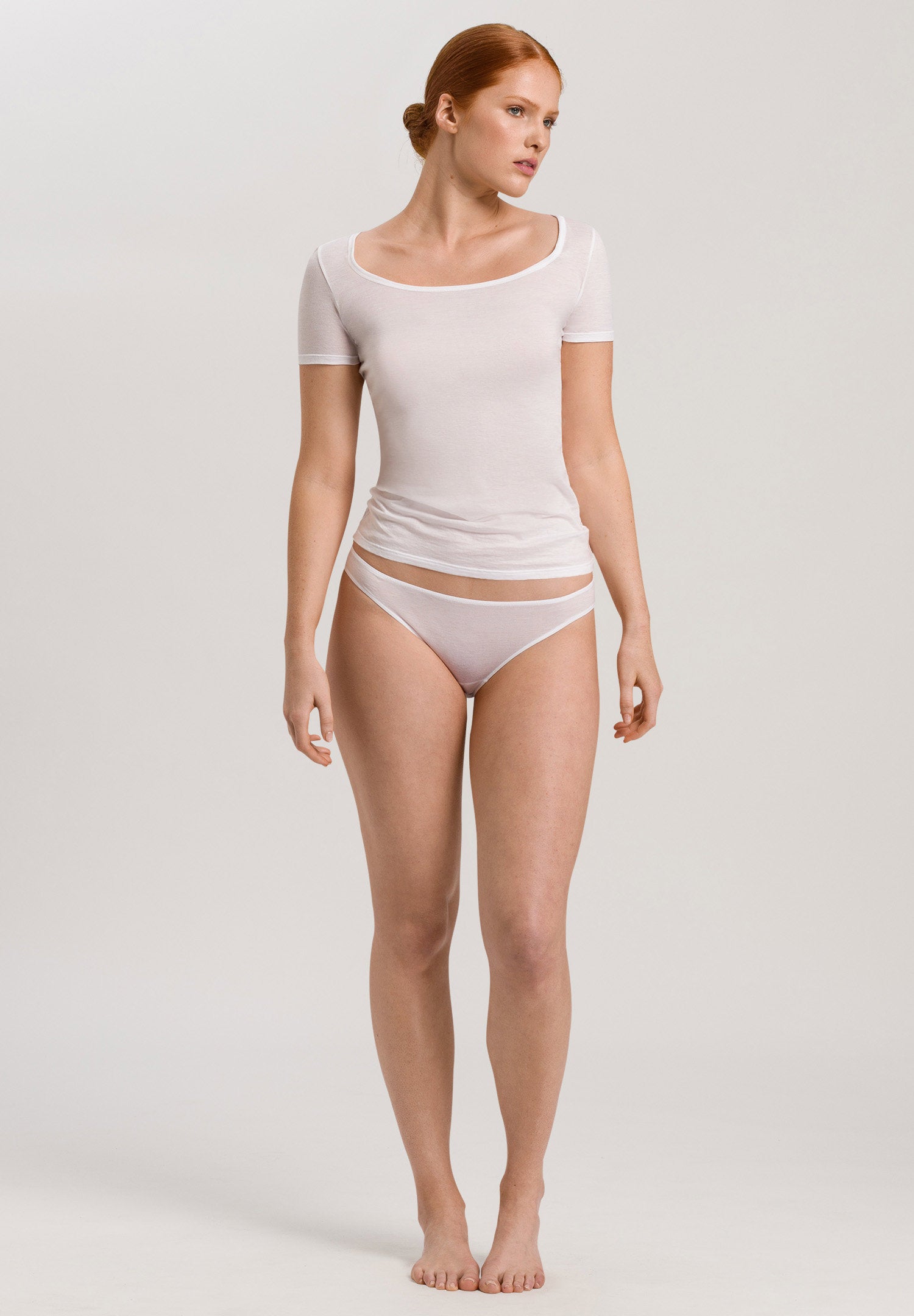 hanro-ultralight-071827-t-shirt-wei-kurzarm-cotton image 5