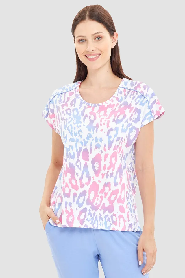 r-sch-be-happy-shirt-kurzarm-schlafshirt-mehrfarbig image 1