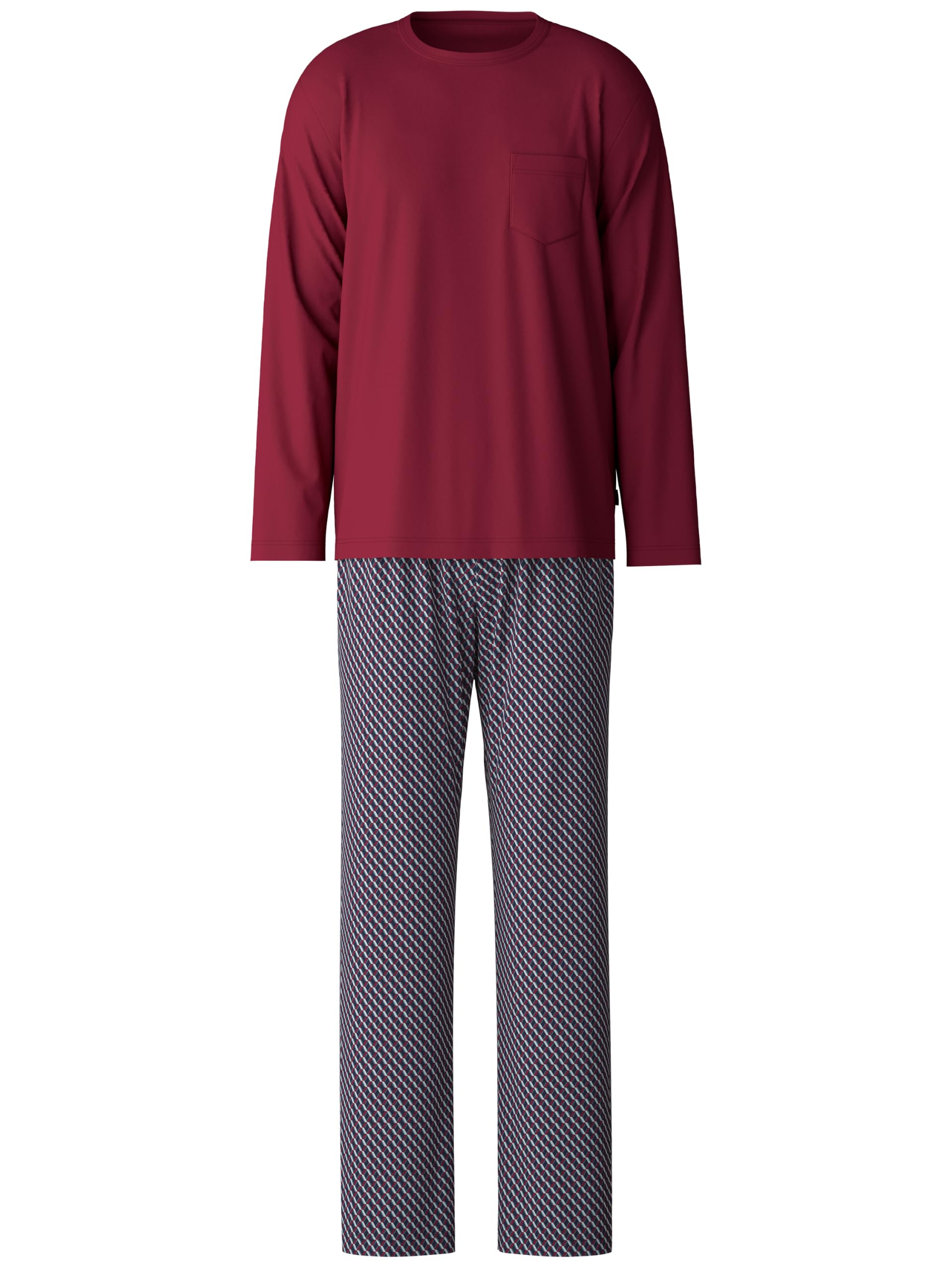 calida-relax-imprint-pyjama-herren-lang-coastal-fjord image 3