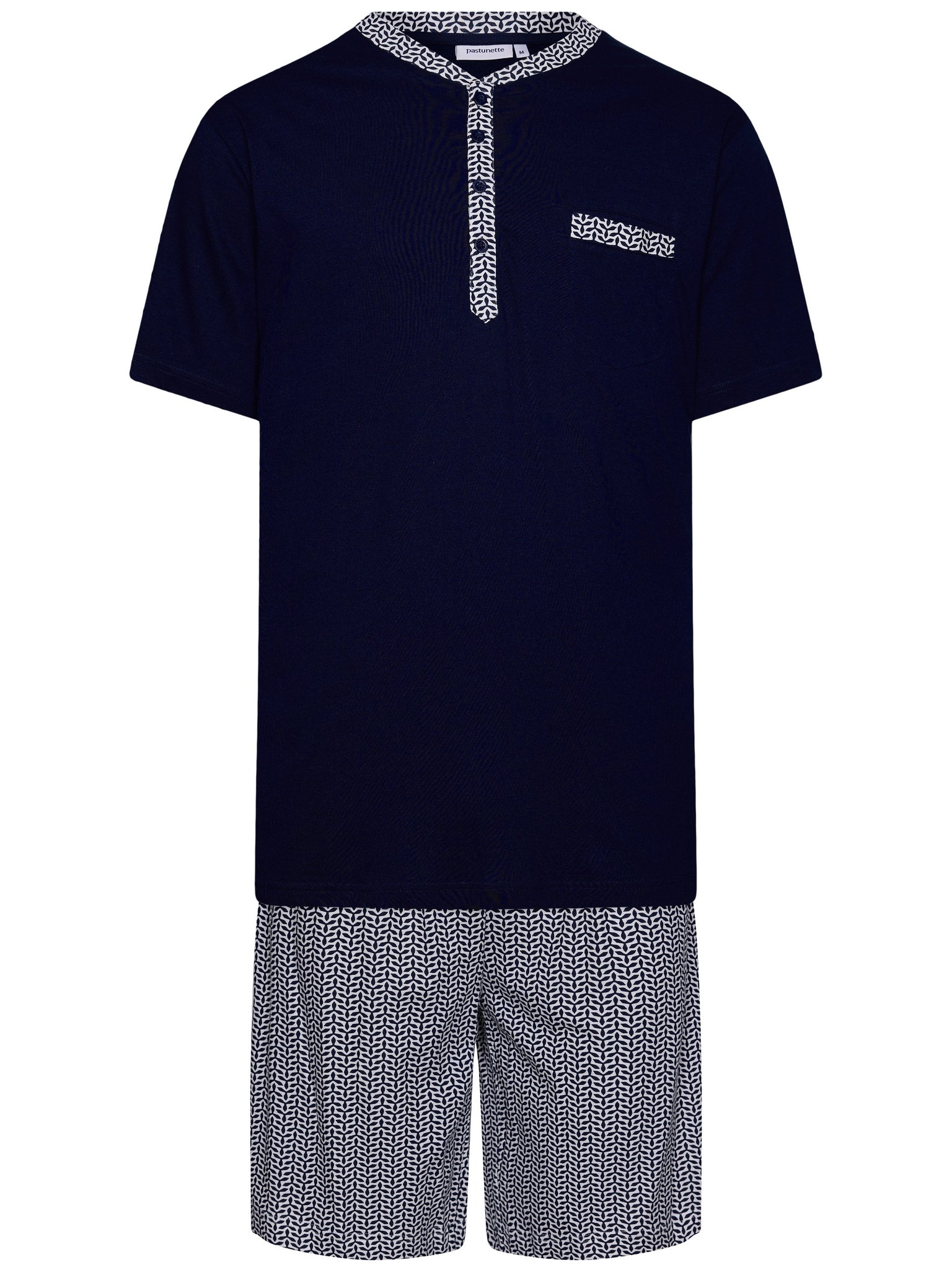 pastunette-blue-breeze-shortama-modal-dunkelblau-herren image 2