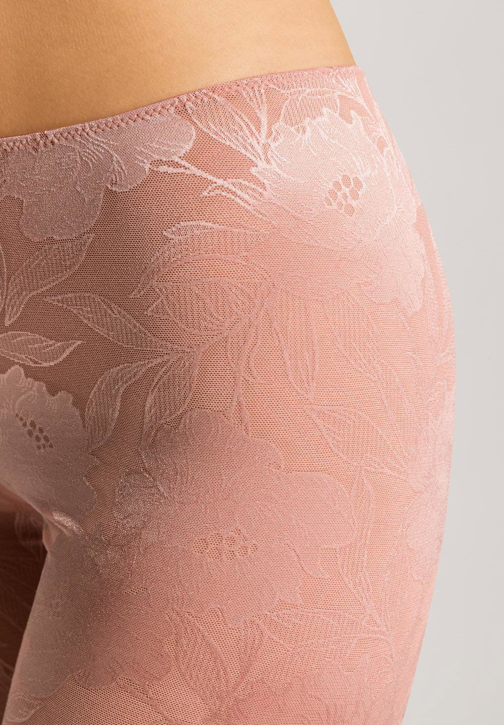 hanro-tina-short-pants-damen-mocha-powder-spitze image 6