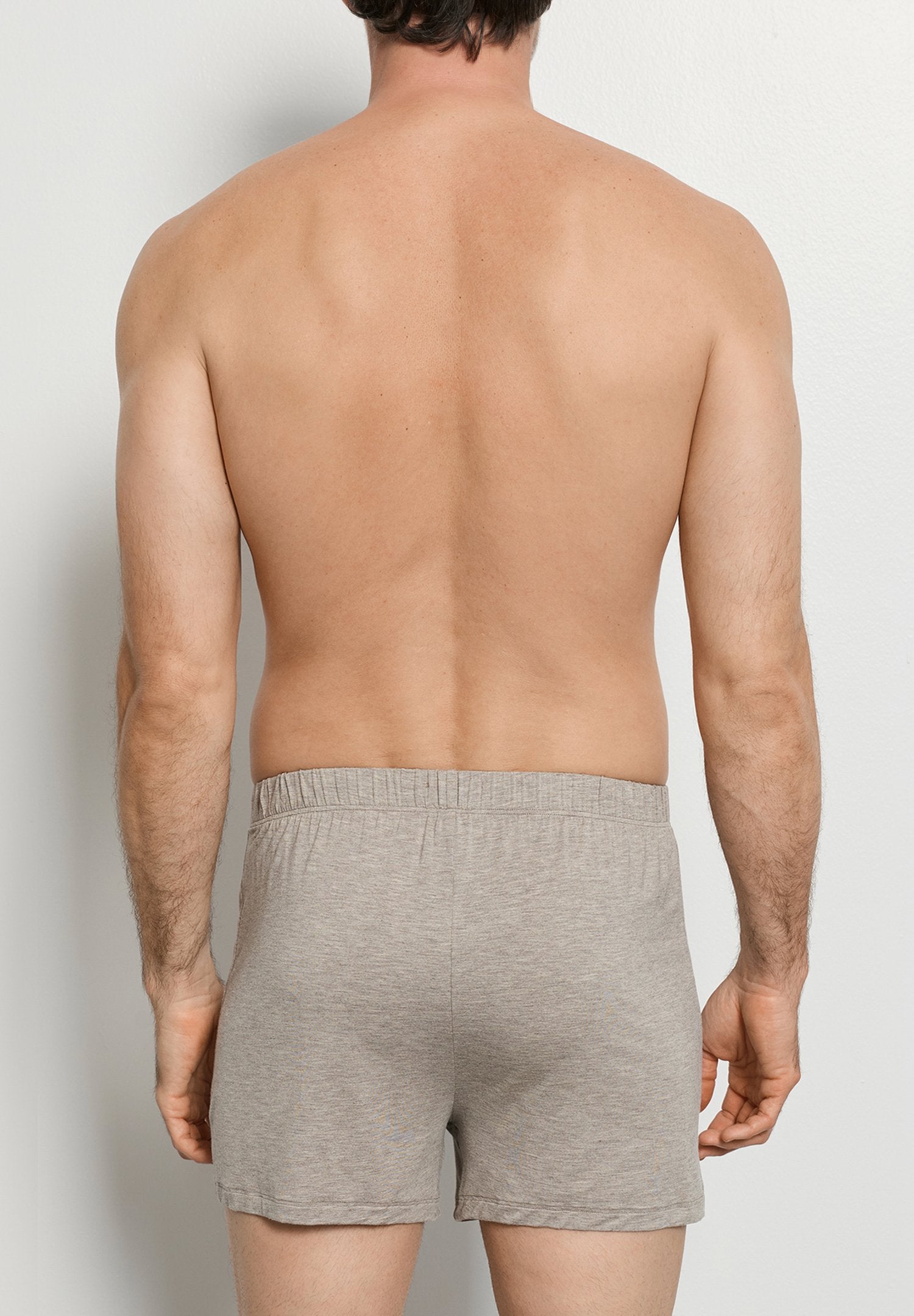 hanro-casuals-daywear-boxers-boxershorts-hazelnut-melange-viskose image 5