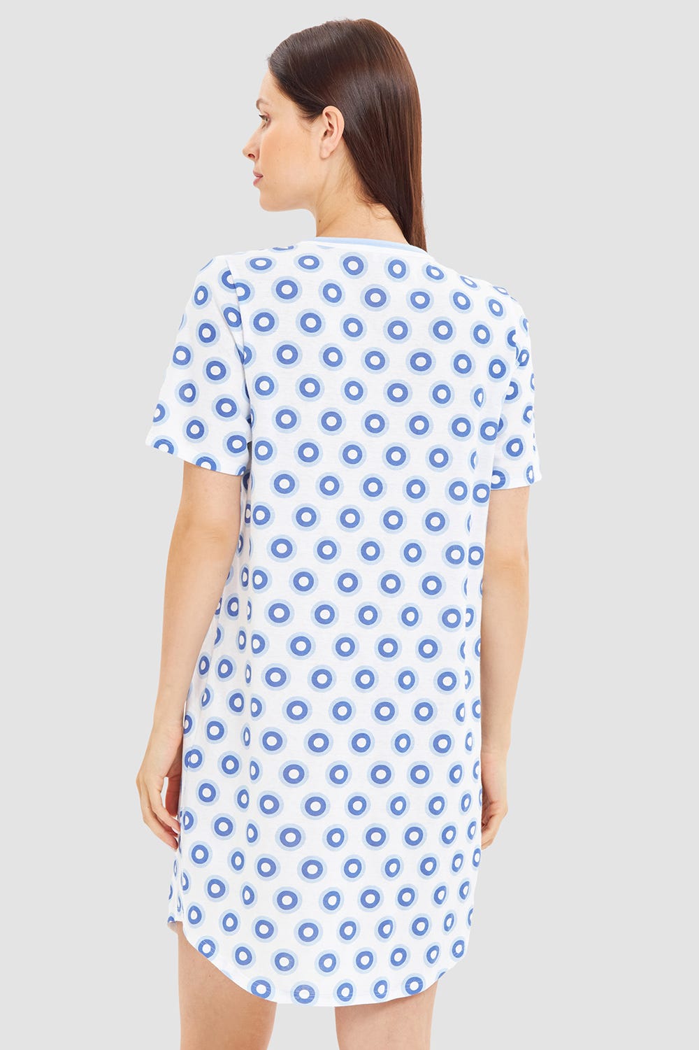 r-sch-be-happy-nachthemd-knielang-jersey-blau-kreise-druck image 3