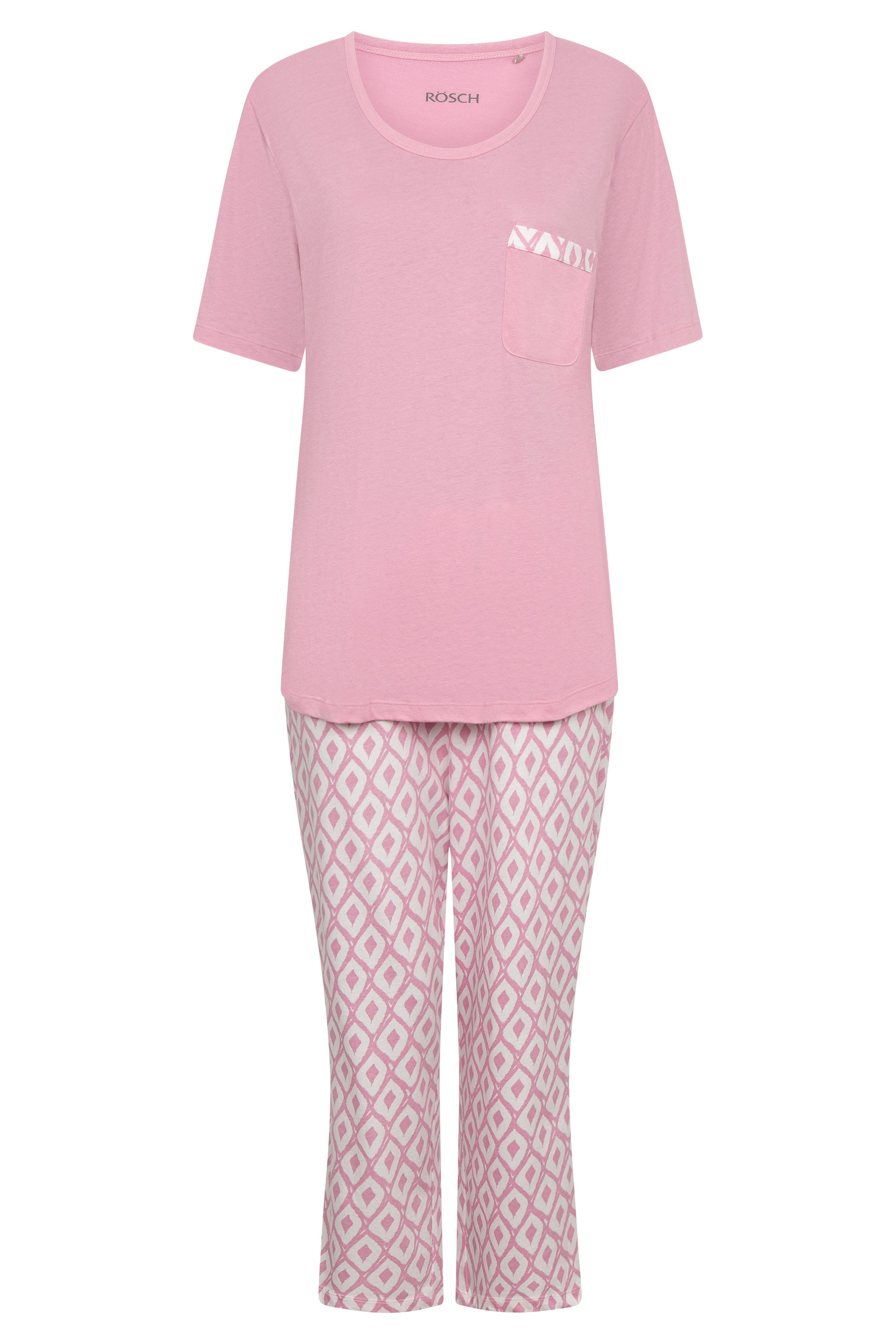 r-sch-be-happy-7-8-pyjama-karo-schlafanzug-rosa image 2