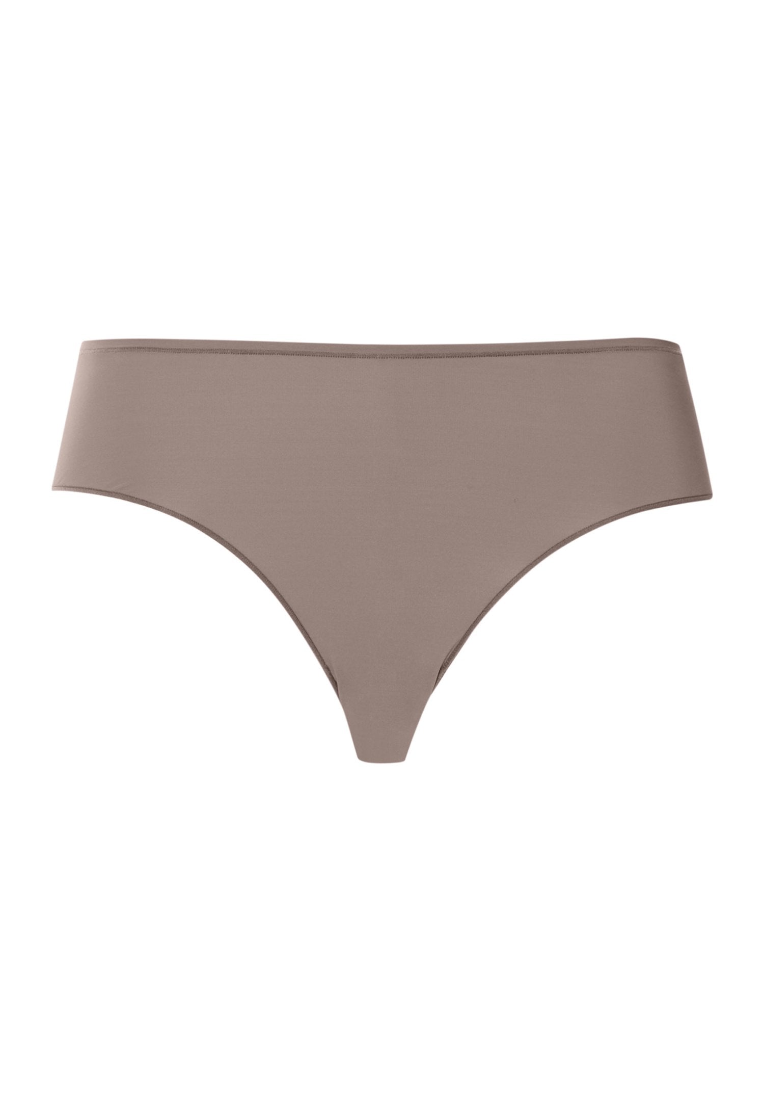 hanro-allure-midi-brief-slip-taupe-microfaser-damen image 1