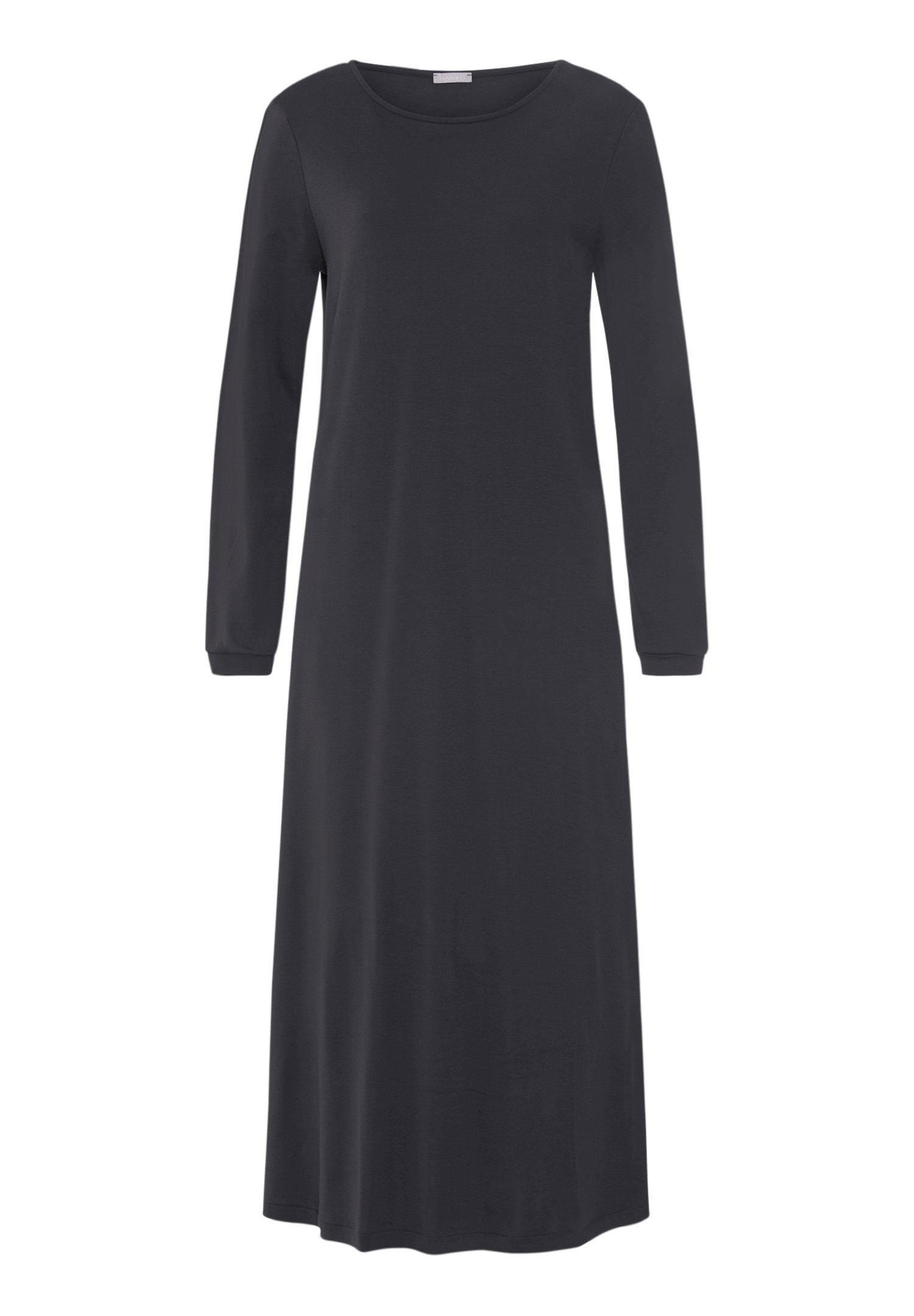 hanro-franca-l-slv-nightdress-130cm-nachthemd-phantom image 2