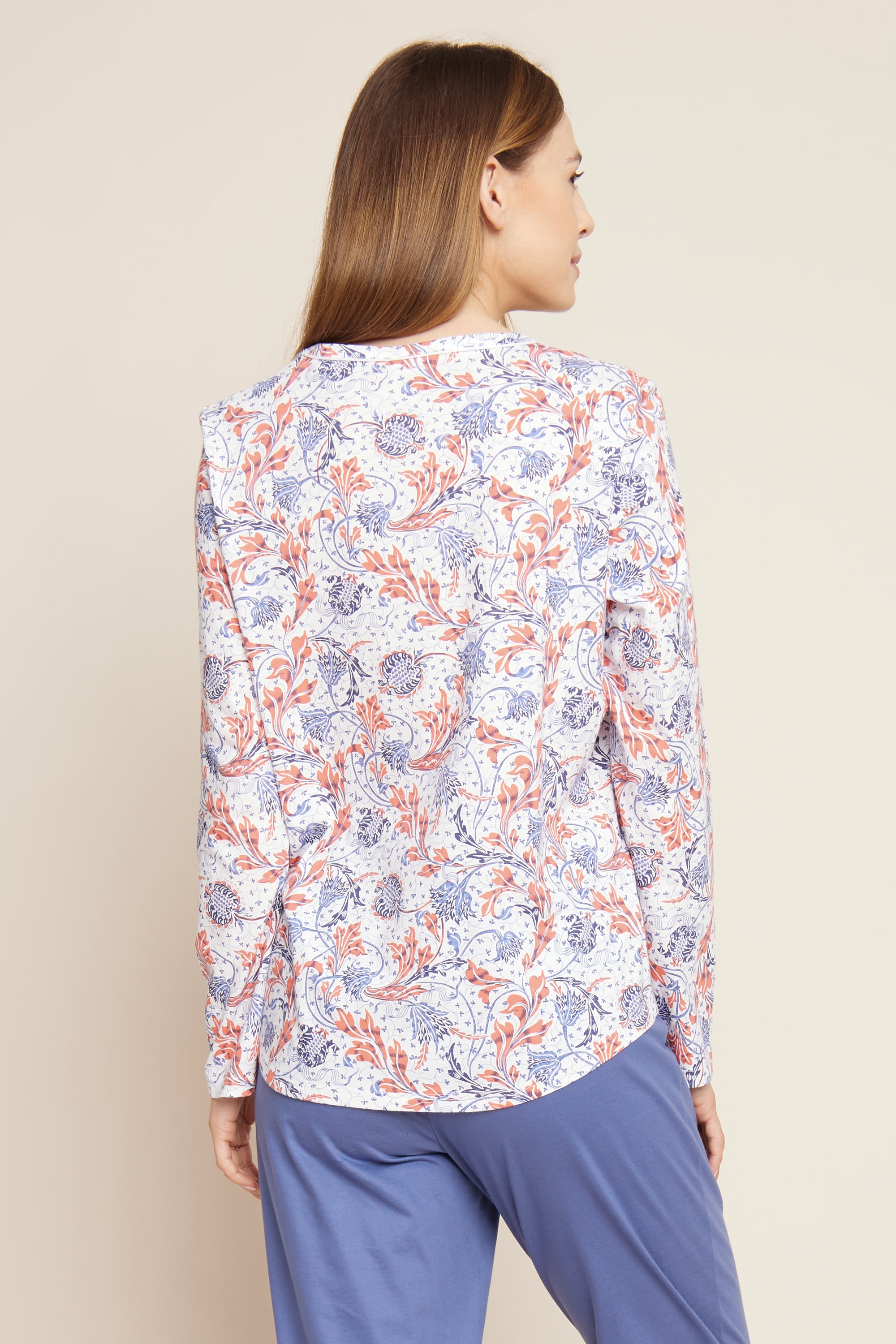r-sch-be-happy-shirt-langarm-schlafshirt-blau-zierpaspel image 3