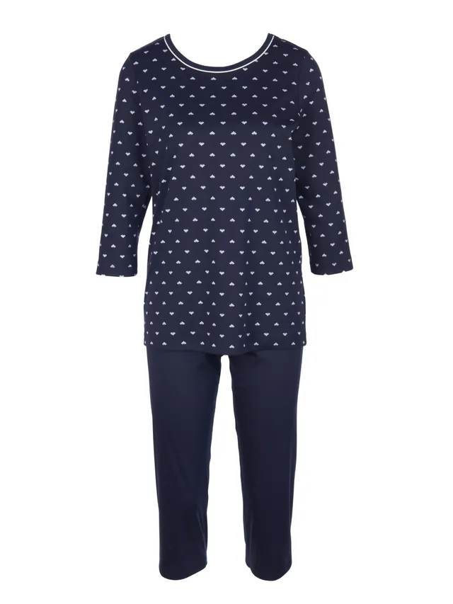 calida-night-lovers-3-4-pyjama-damen-dark-lapis-blue-48-50 image 1