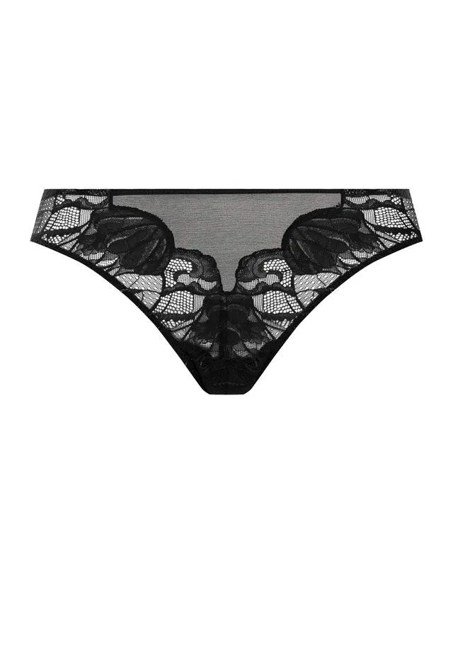 hanro-lysia-thong-string-damen-schwarz-spitze image 1