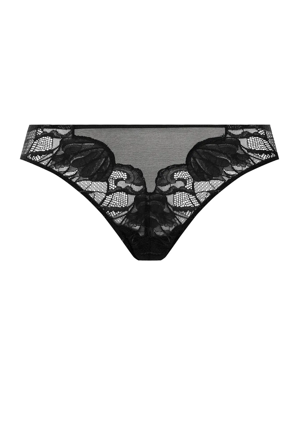 hanro-lysia-thong-string-damen-schwarz-spitze image 1