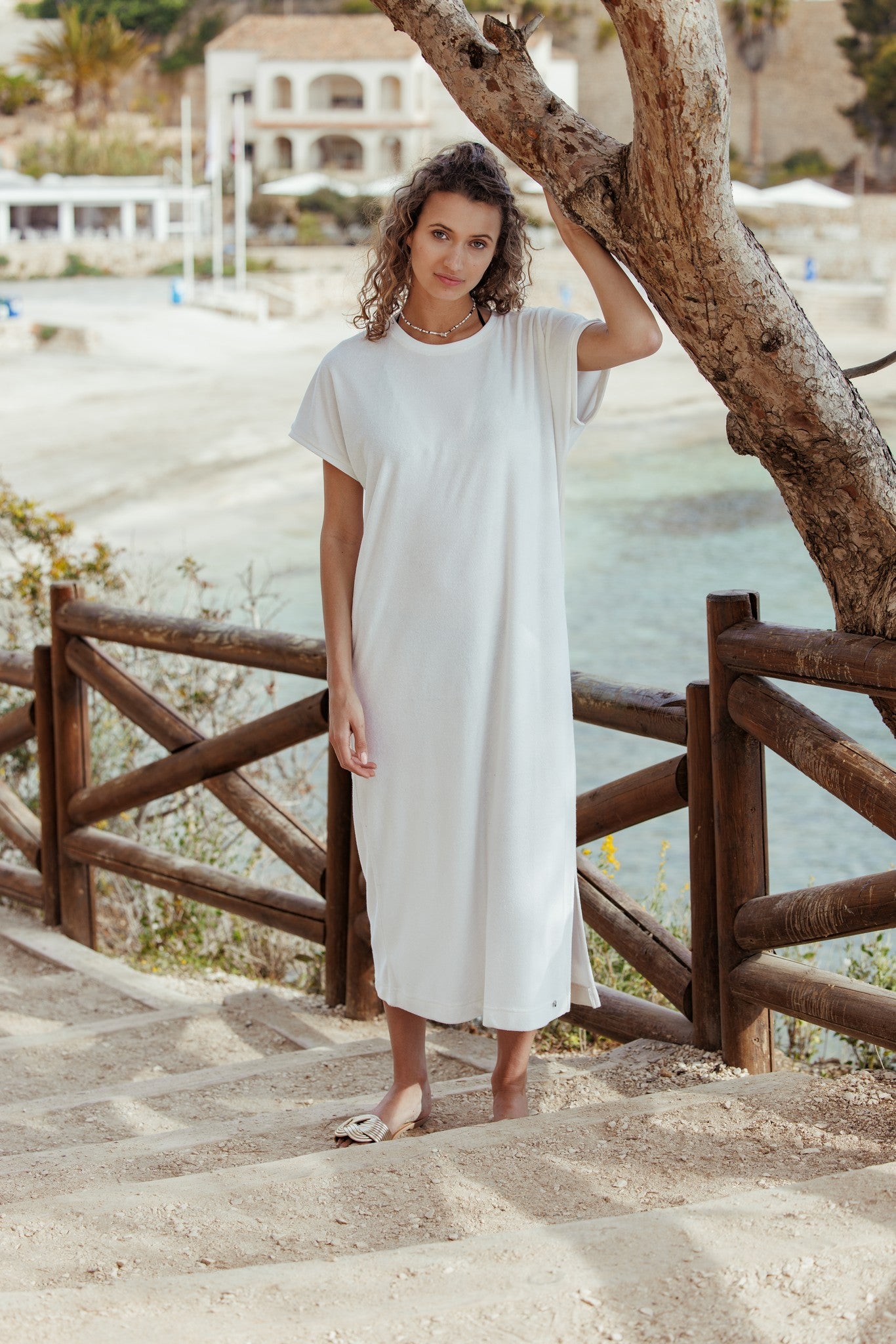 pastunette-myrebelle-sunveil-strandkleid-wei-bambus-frottee image 2