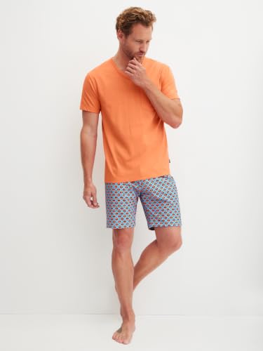 calida-relax-imprint-herren-pyjamaset-kurz-baumwolle image 7