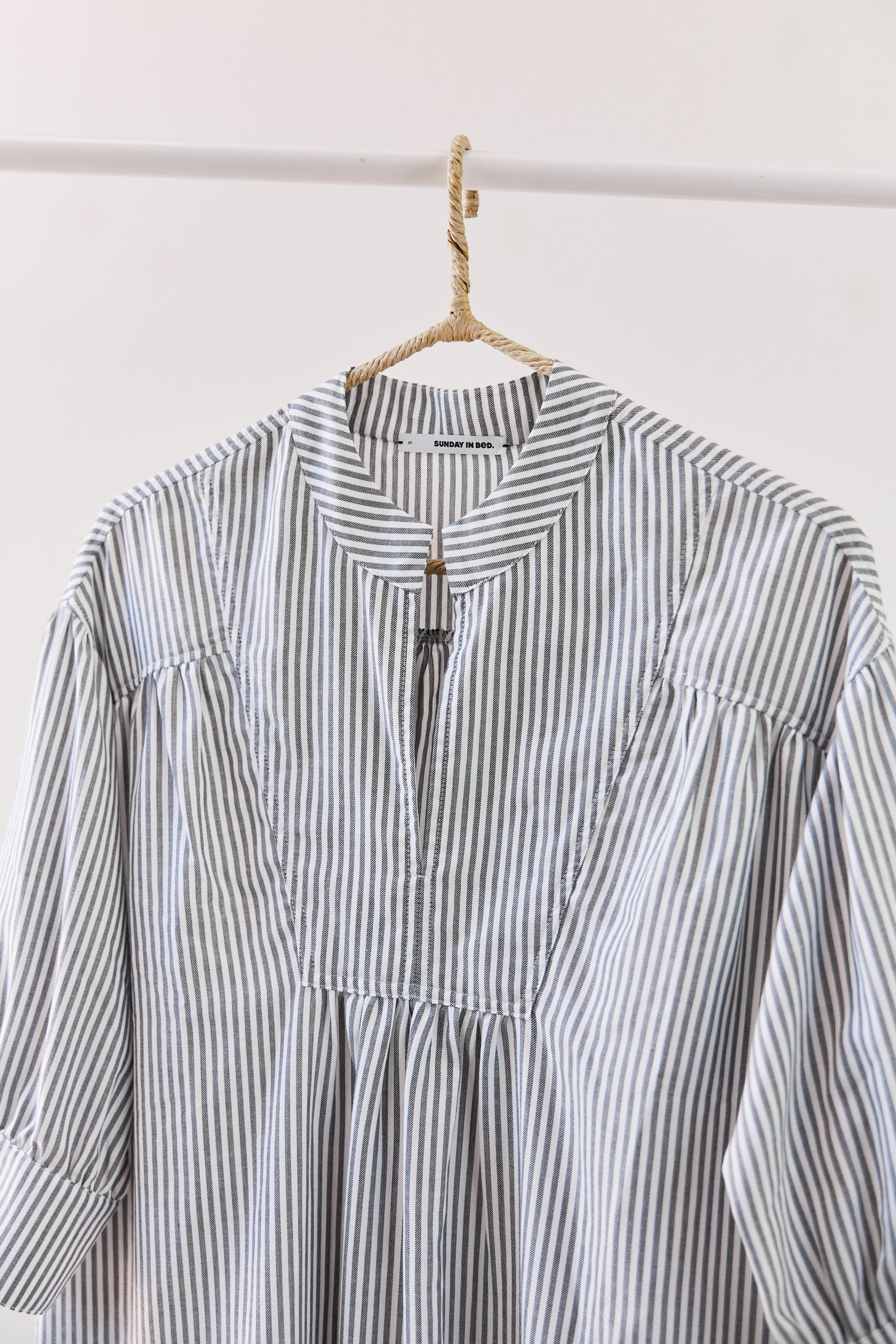 sunday-in-bed-hailey-kleid-kurzarm-tunika-baumwolle-weit image 2