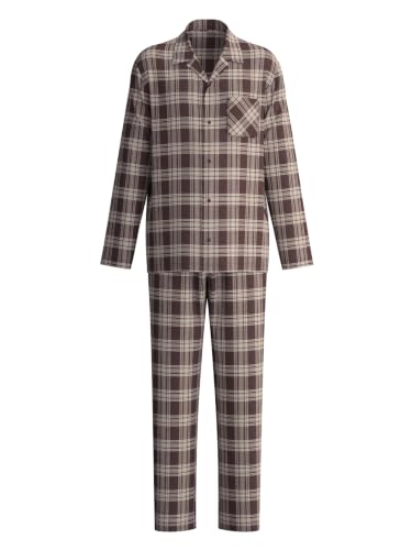 calida-relax-flannel-mood-pyjama-herren-karo-reverskragen image 8