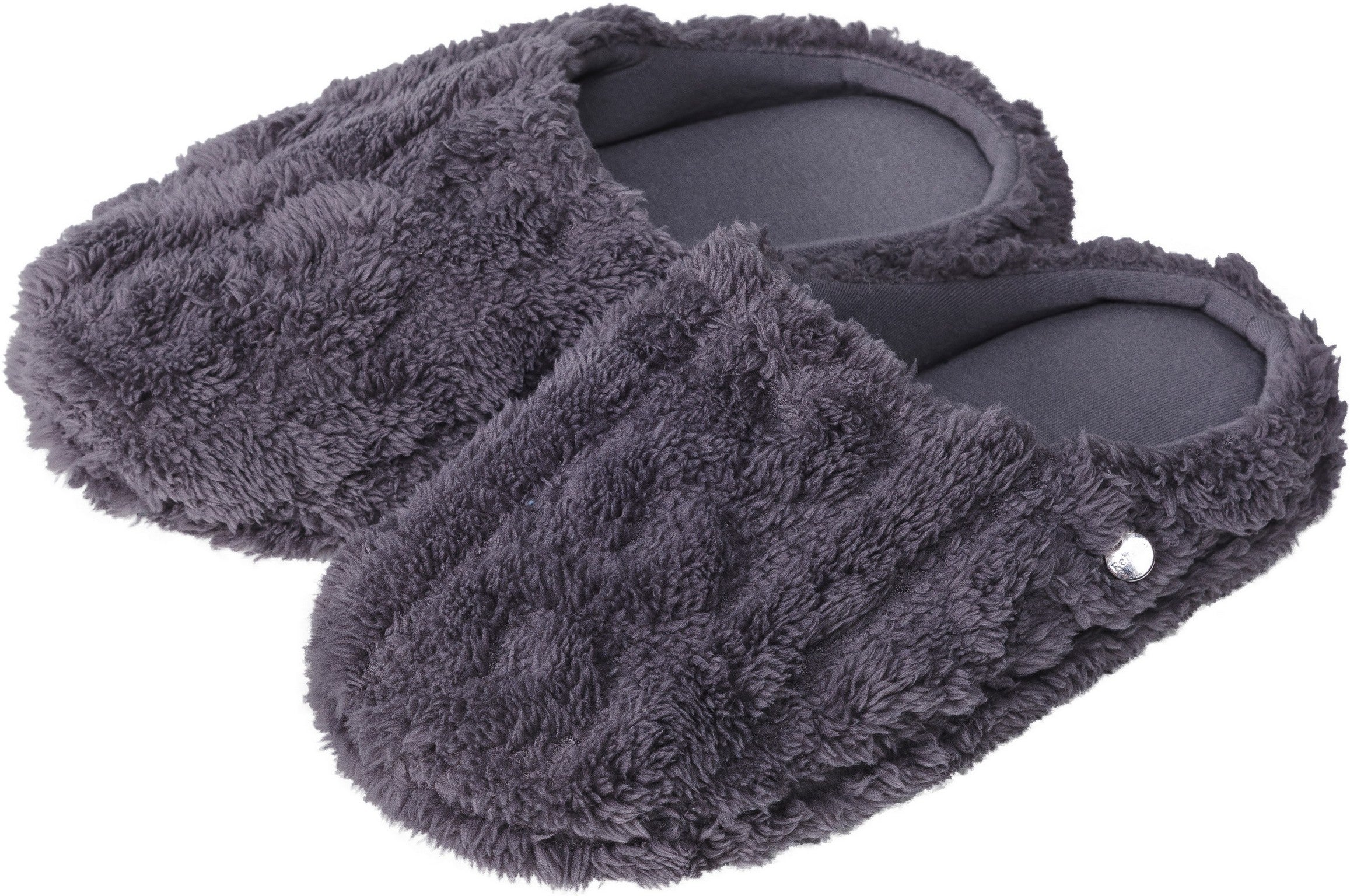 myrebelle-grey-harmony-hausschuhe-grau-fluffy-fleece image 1