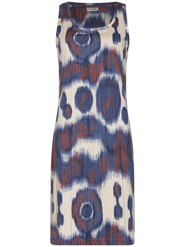 pastunette-premium-indigo-flow-nachthemd-modal-beige-blau image 1