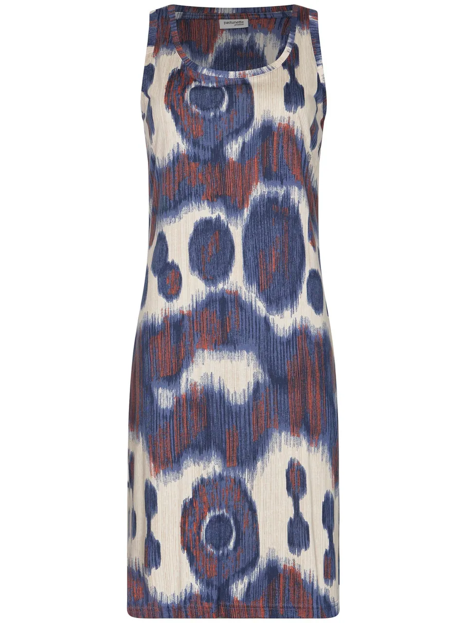 pastunette-premium-indigo-flow-nachthemd-modal-beige-blau image 1