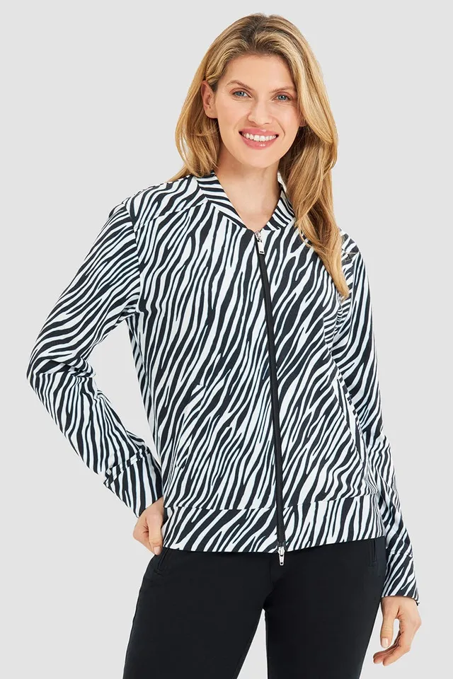 r-sch-be-happy-jacke-schwarz-zebra-college-stil image 1