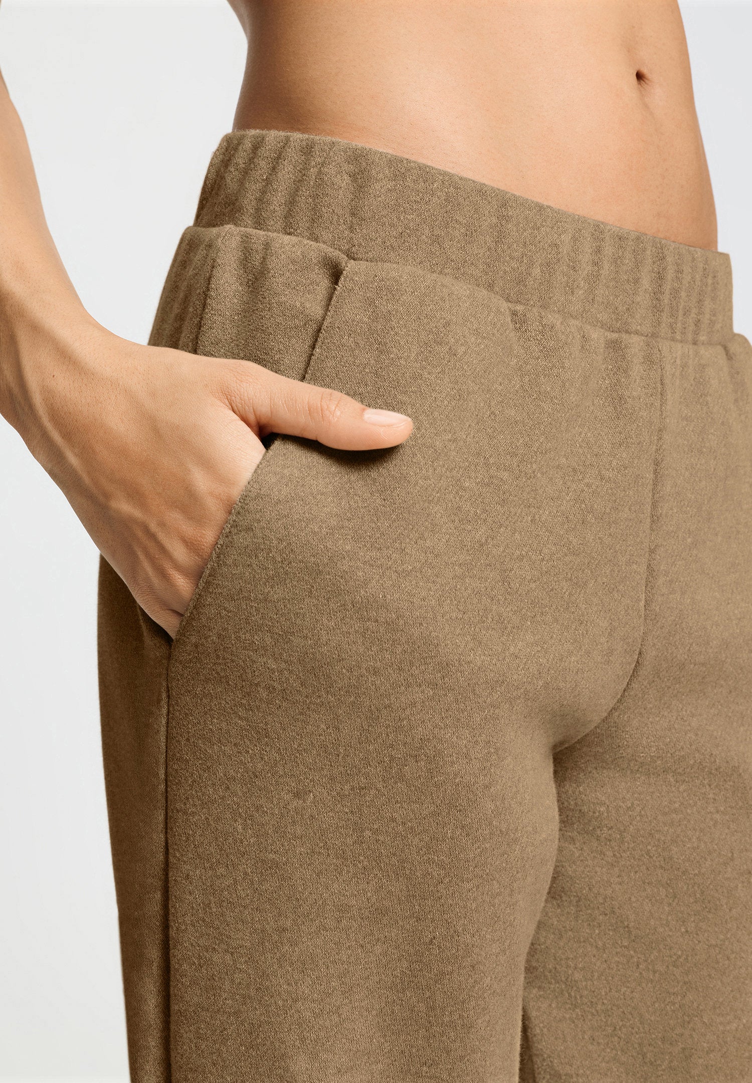 hanro-easy-wear-long-pants-loungehose-desert-clay-baumwolle image 6