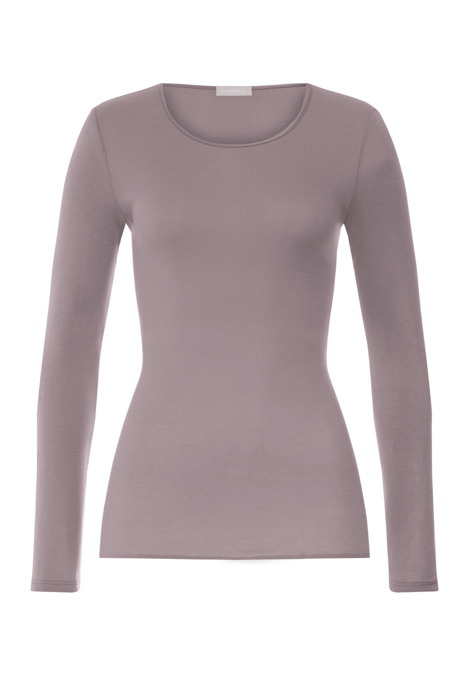 hanro-cotton-seamless-langarmshirt-stormy-rose-baumwolle image 1