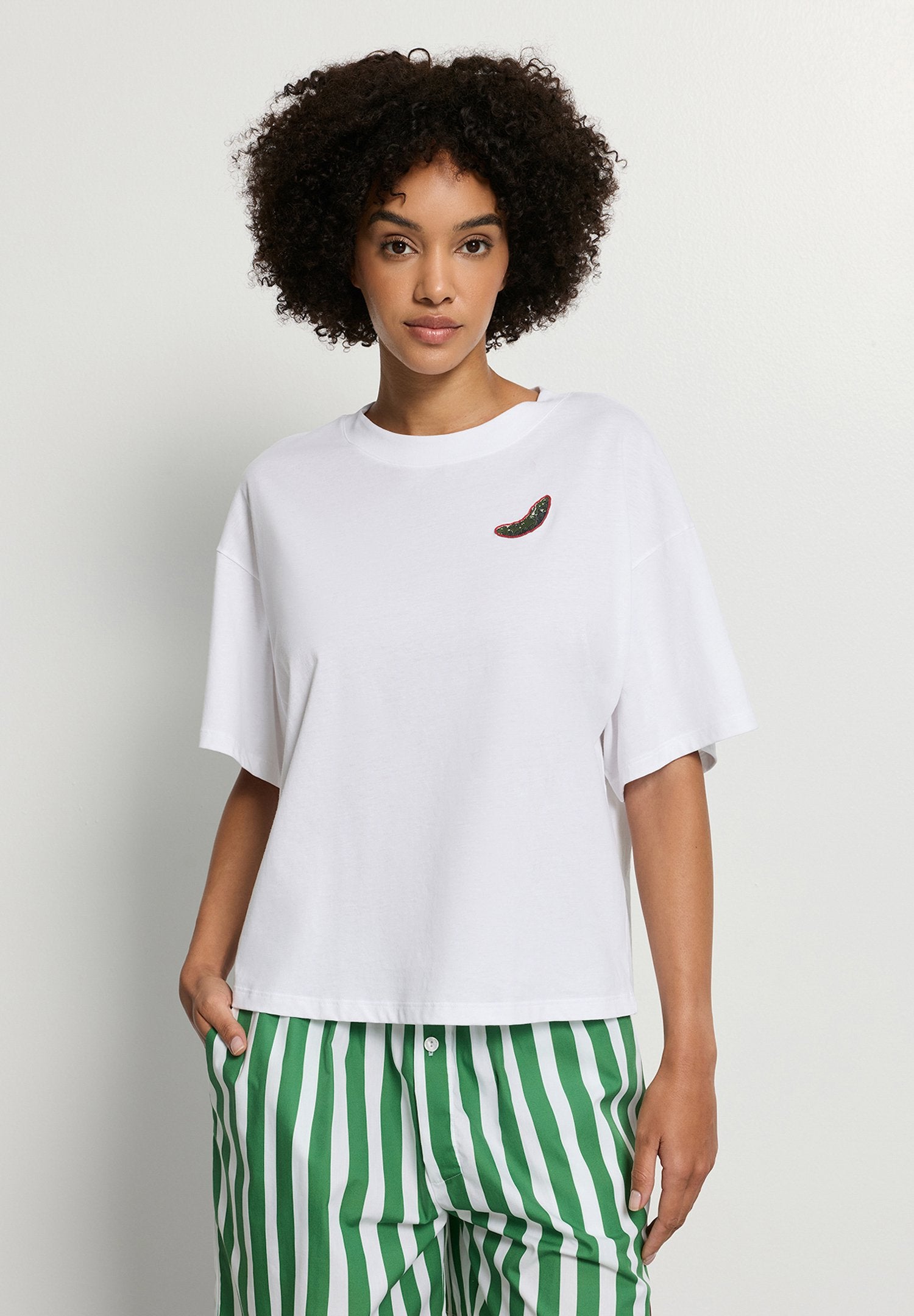 hanro-charlotte-adam-t-shirt-wei-damen-bio-baumwolle image 5
