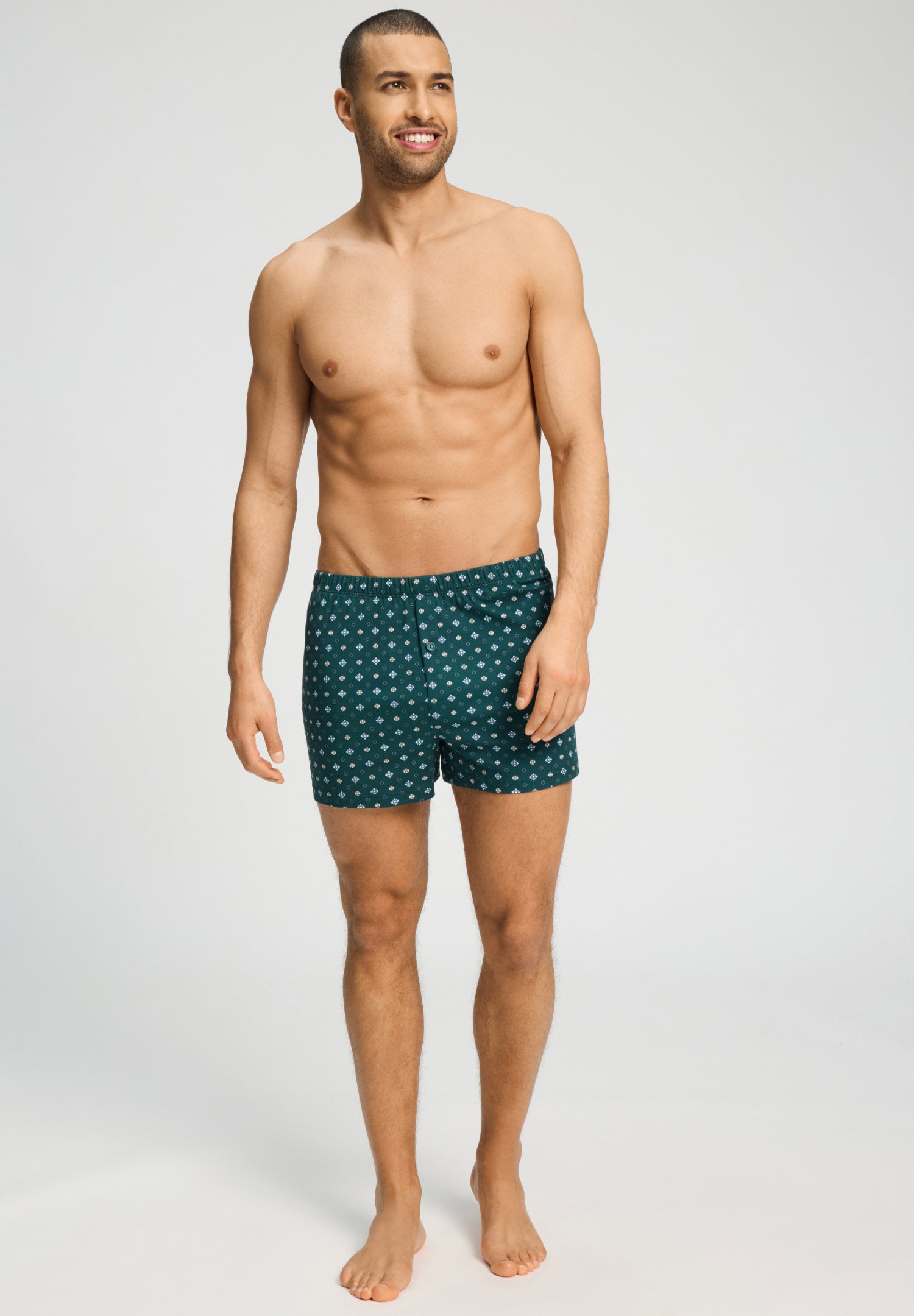 hanro-cotton-sporty-boxer-pisces-garden-baumwolle-herren image 5