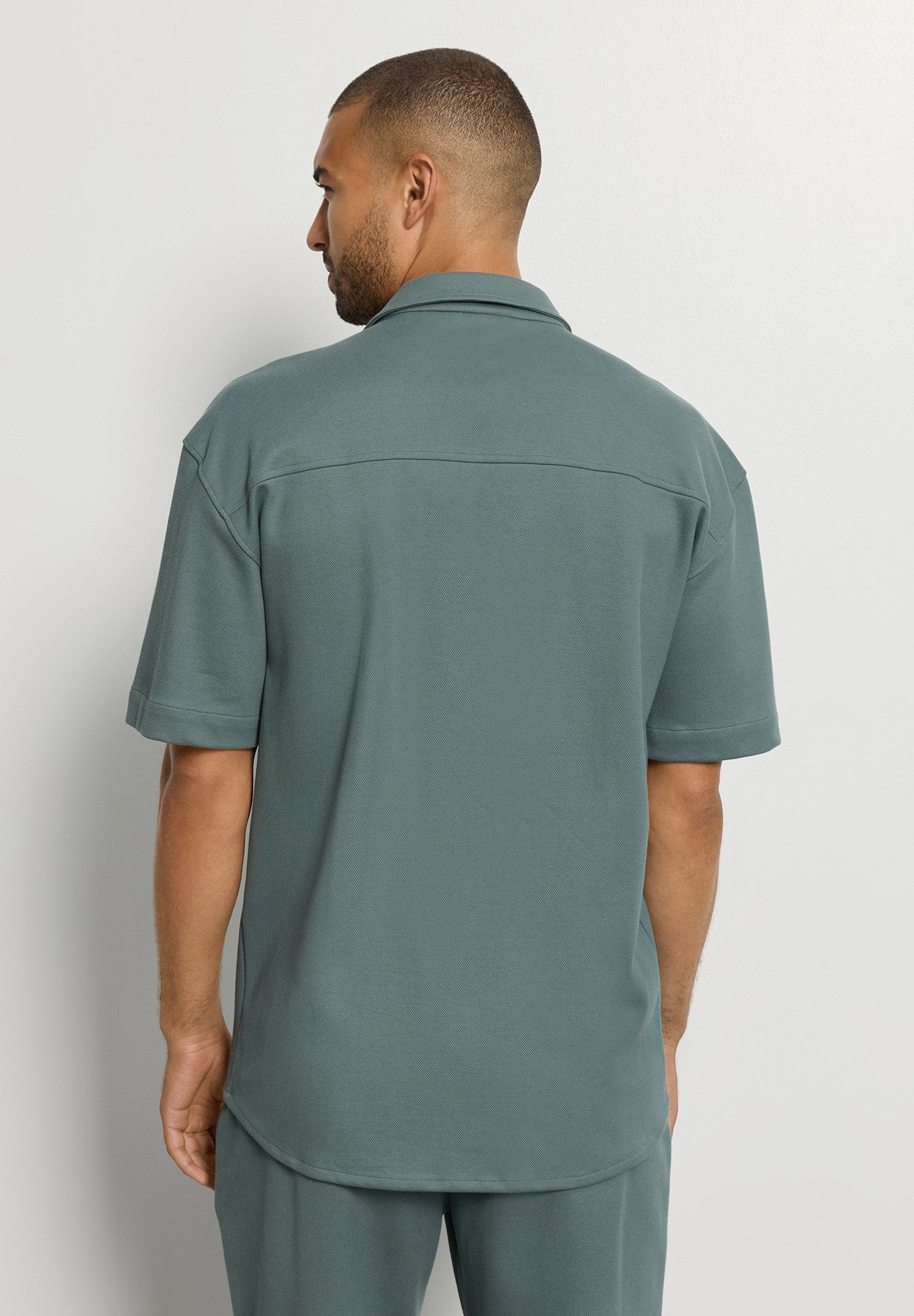 hanro-travelwear-cardigan-studio-green-gr-e-m-bio-baumwolle image 4