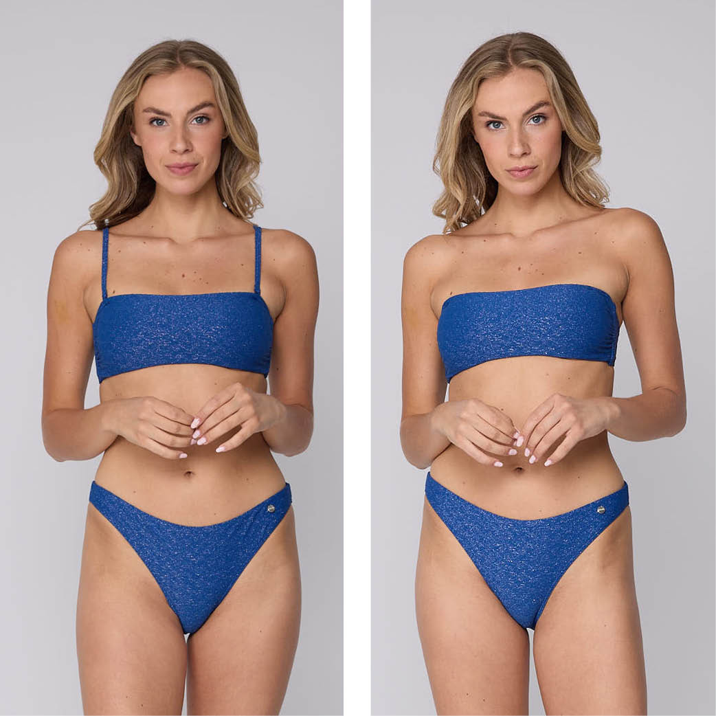 myrebelle-blue-bay-bandeau-bikini-blau-lurex-glanz image 3