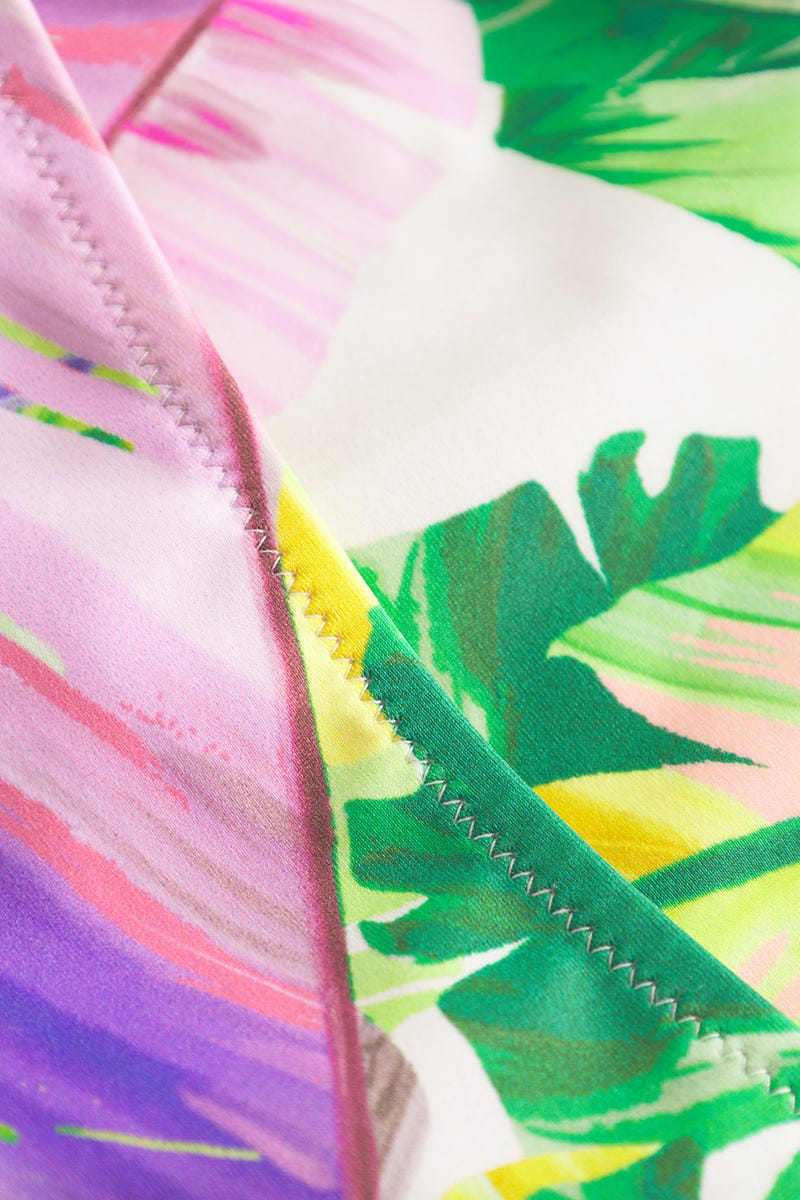 r-sch-be-happy-high-waist-bikinihose-bl-tterdruck-gr-n-lycra image 6