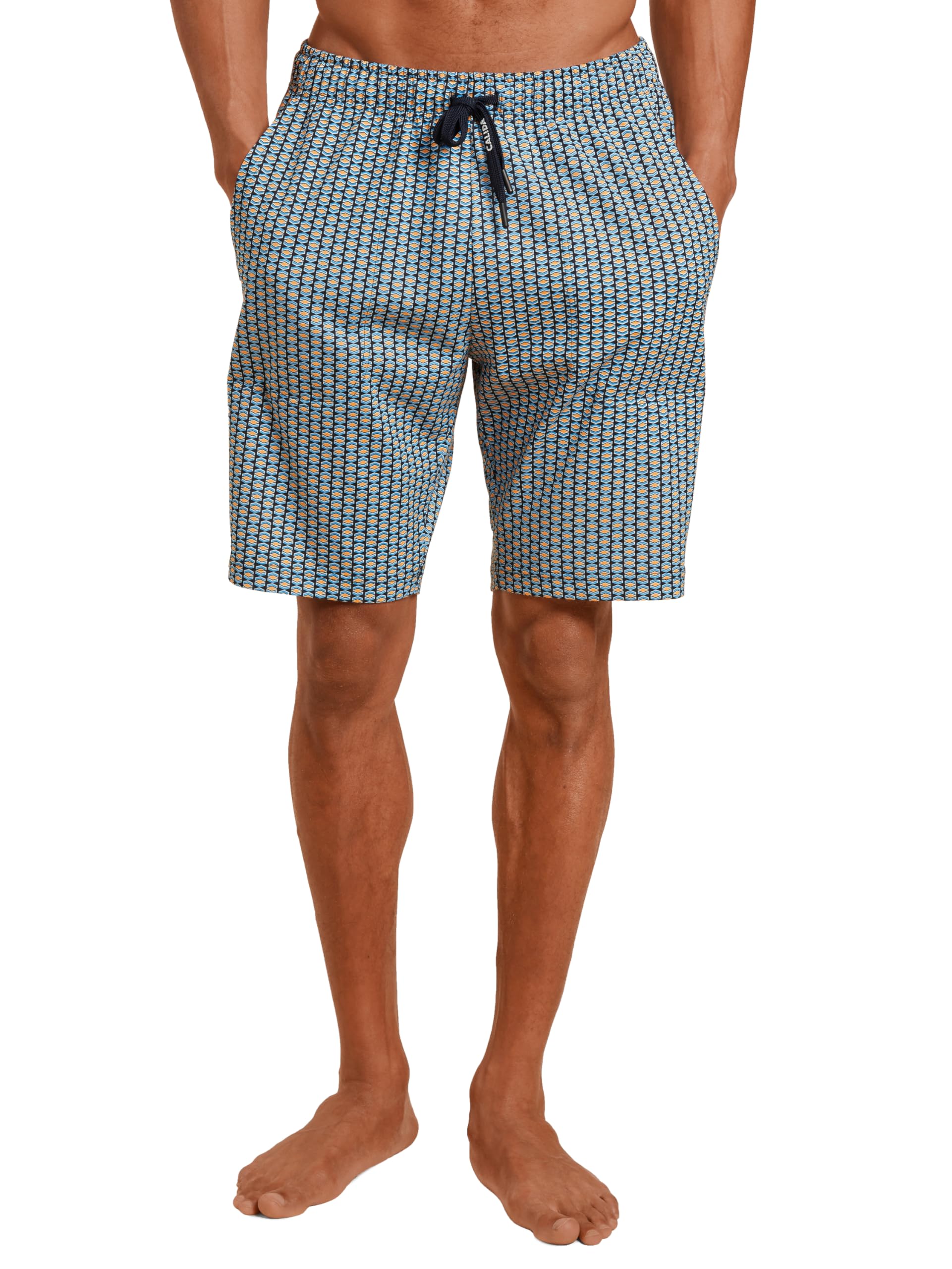 calida-remix-basic-sleep-bermudas-herren-blau-shorts image 7