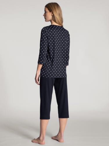 calida-night-lovers-3-4-pyjama-damen-dark-lapis-blue-48-50 image 8