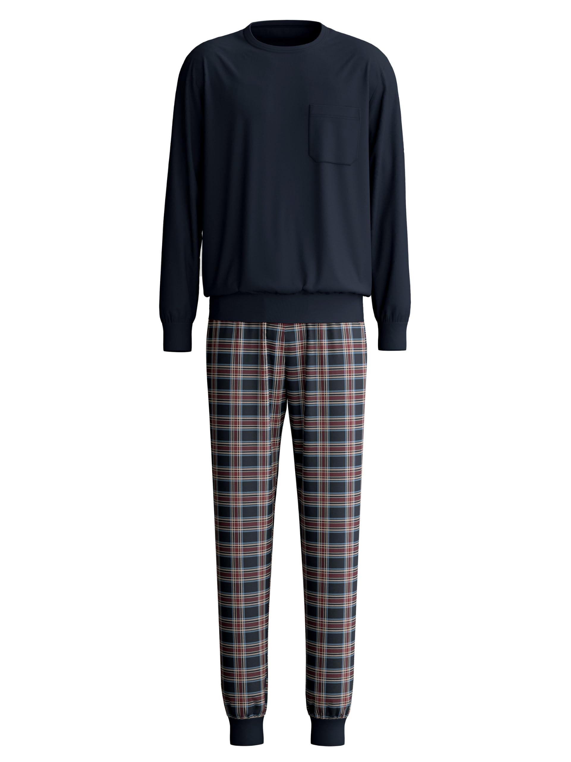calida-family-friends-pyjama-herren-mit-b-ndchen-baumwolle image 4