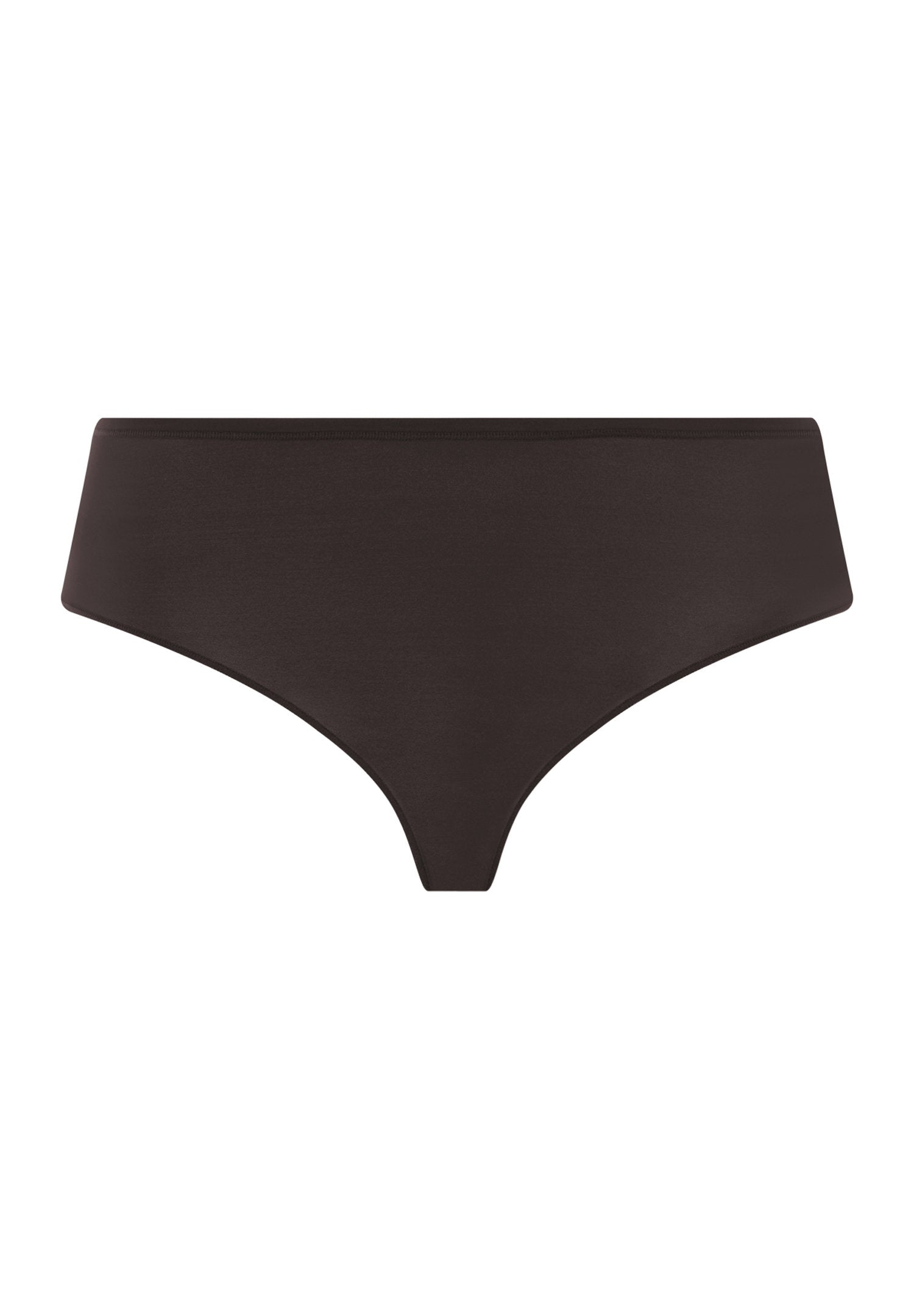 hanro-allure-midi-briefs-damen-mocha-brown-hoher-schnitt image 1