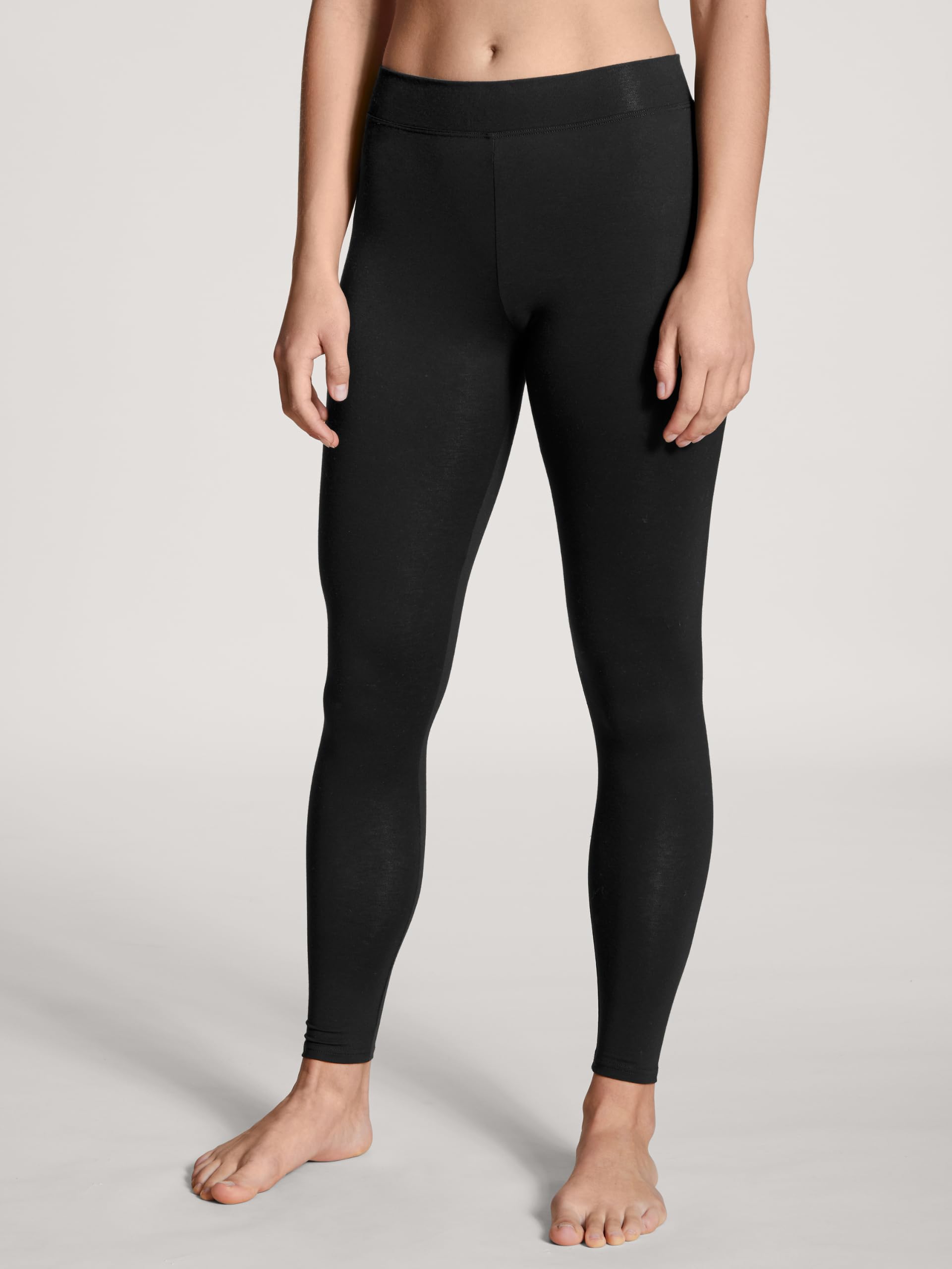 calida-elastic-leggings-damen-hose-schwarz-44-46-elastisch image 2