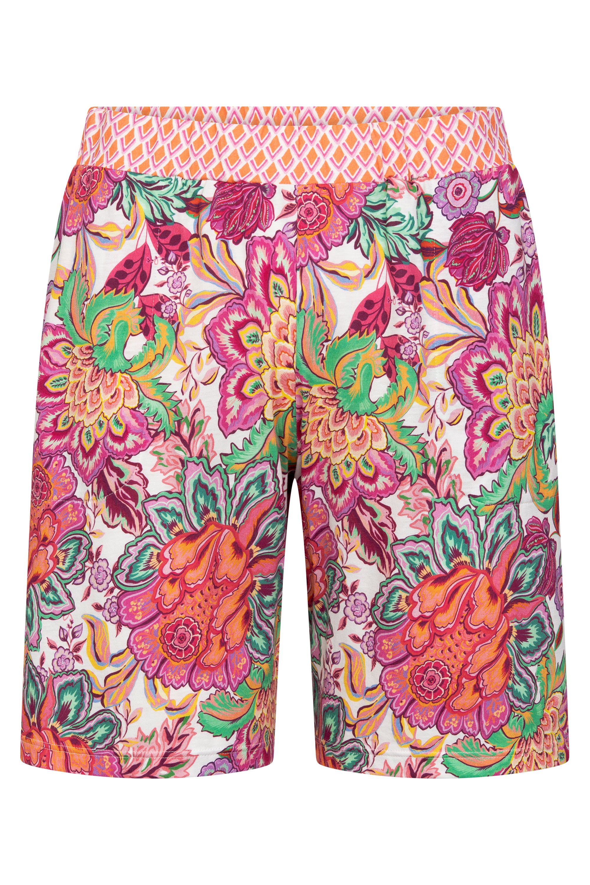 r-sch-be-happy-bermuda-ornamentdruck-shorts-rot-baumwolle image 2
